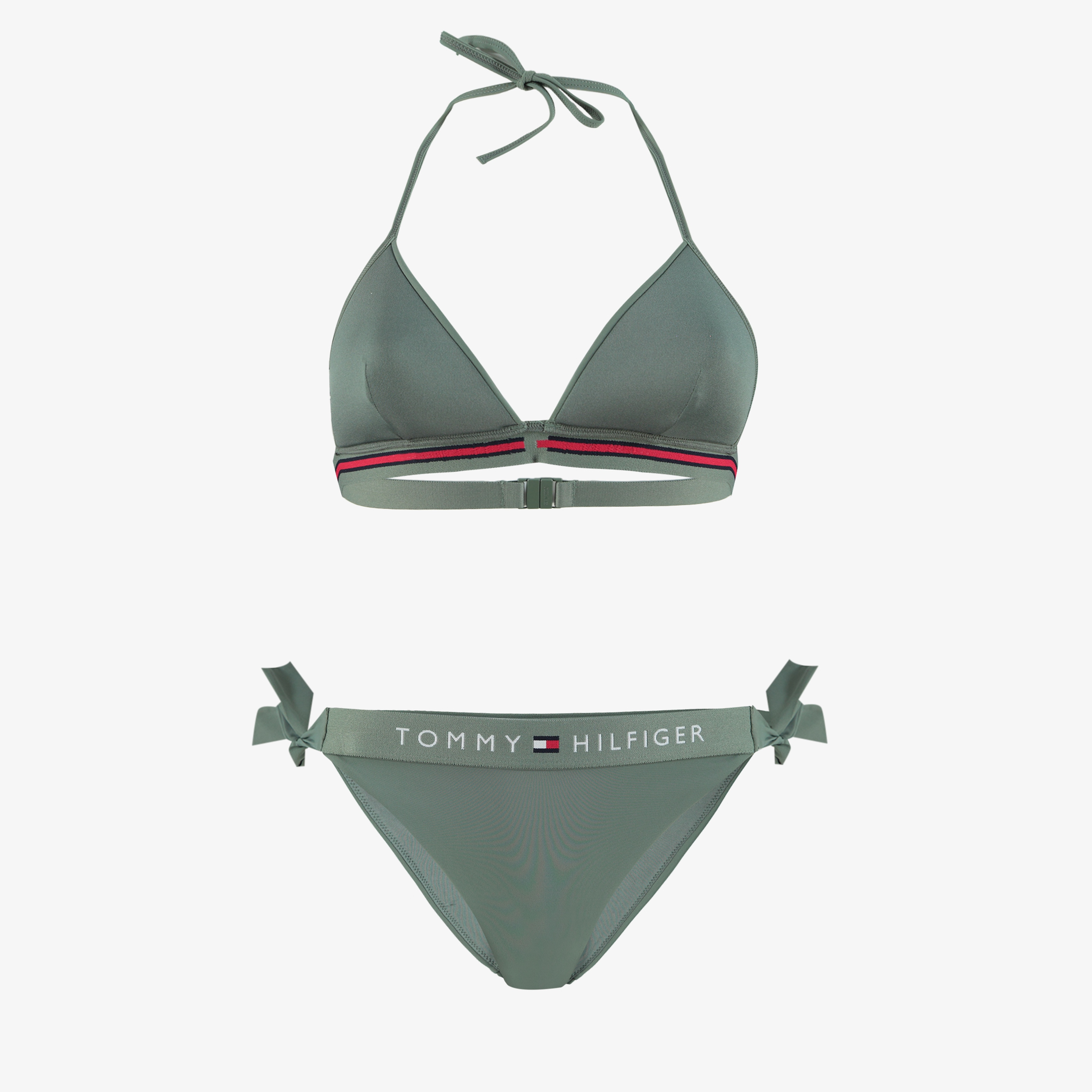 Tommy Hilfiger Kadın Yeşil Bikini Üstü