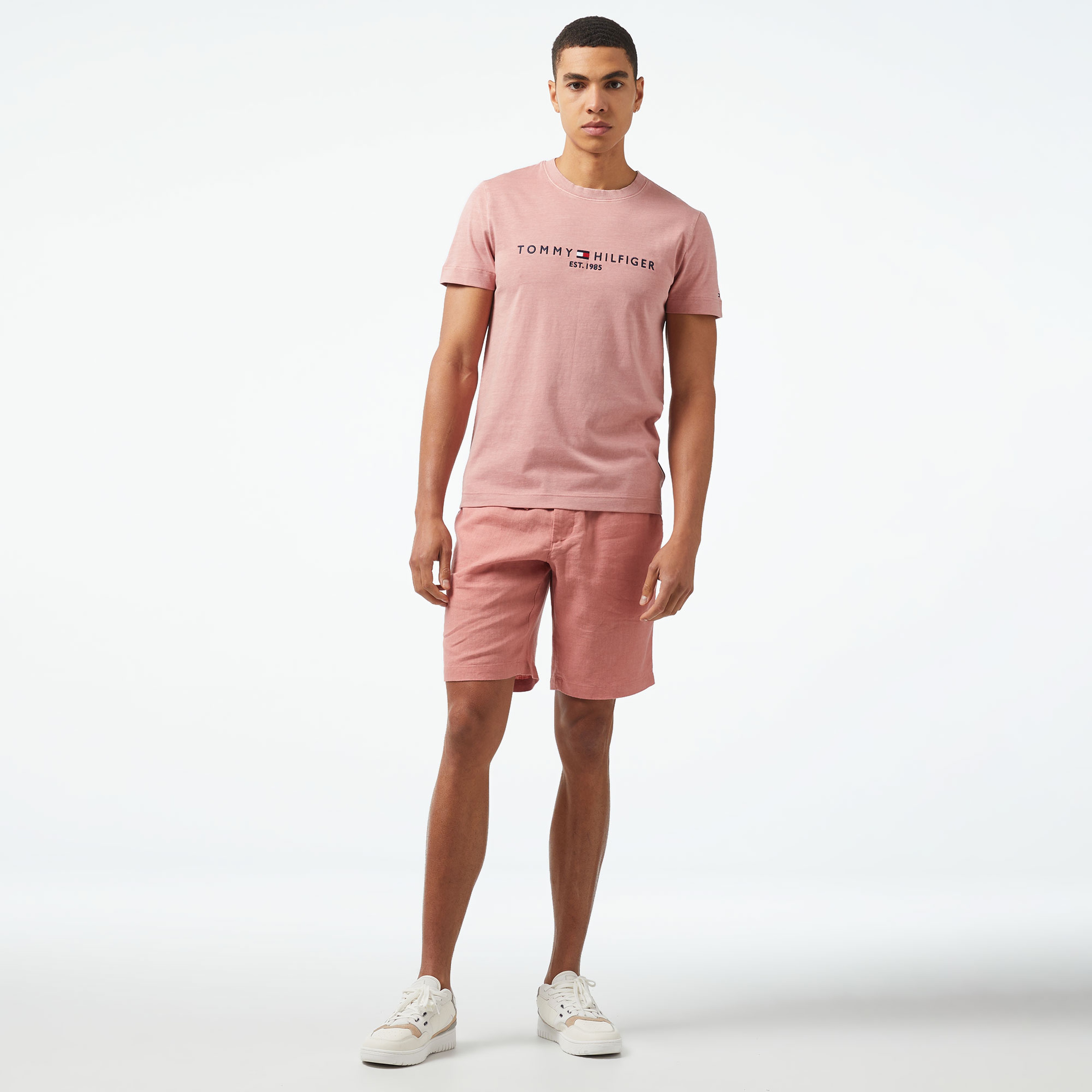 Tommy Hilfiger Erkek Pembe Şort