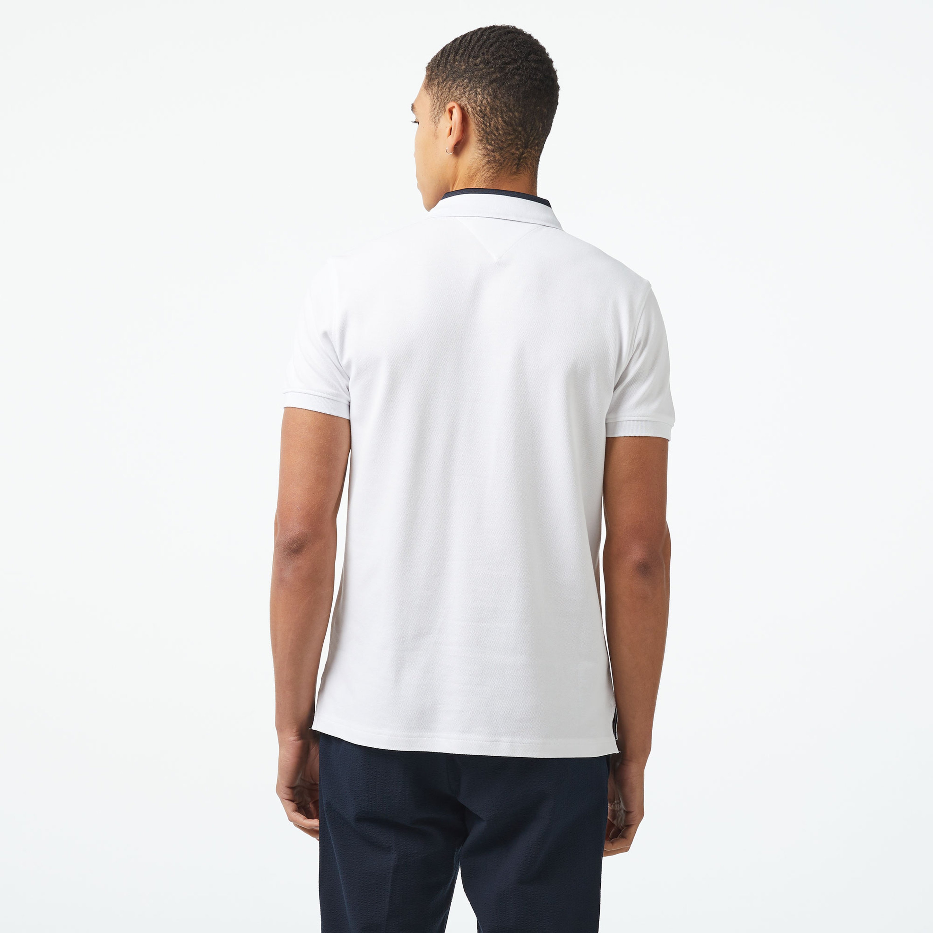 Tommy Hilfiger Erkek Beyaz Polo