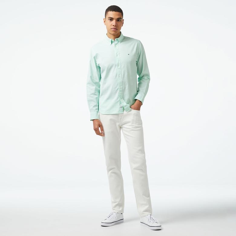 Tommy Hilfiger Erkek Yeşil Gömlek