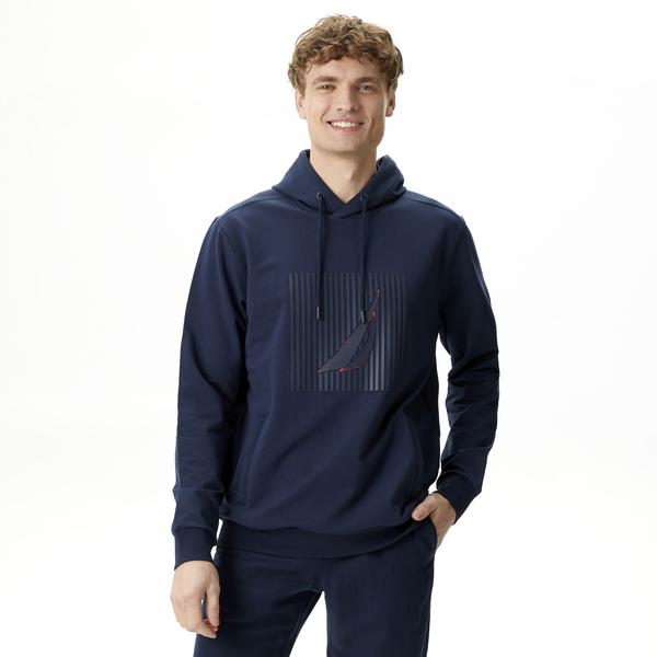 Nautica Erkek Lacivert Standart Fit Sweatshirt