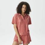 Nautica Kadın Kiremit Relaxed Fit Polo Yaka T-Shirt