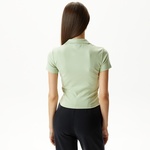 Nautica Kadın Yeşil Slim Fit Kısa Kollu Polo Yaka T-Shirt