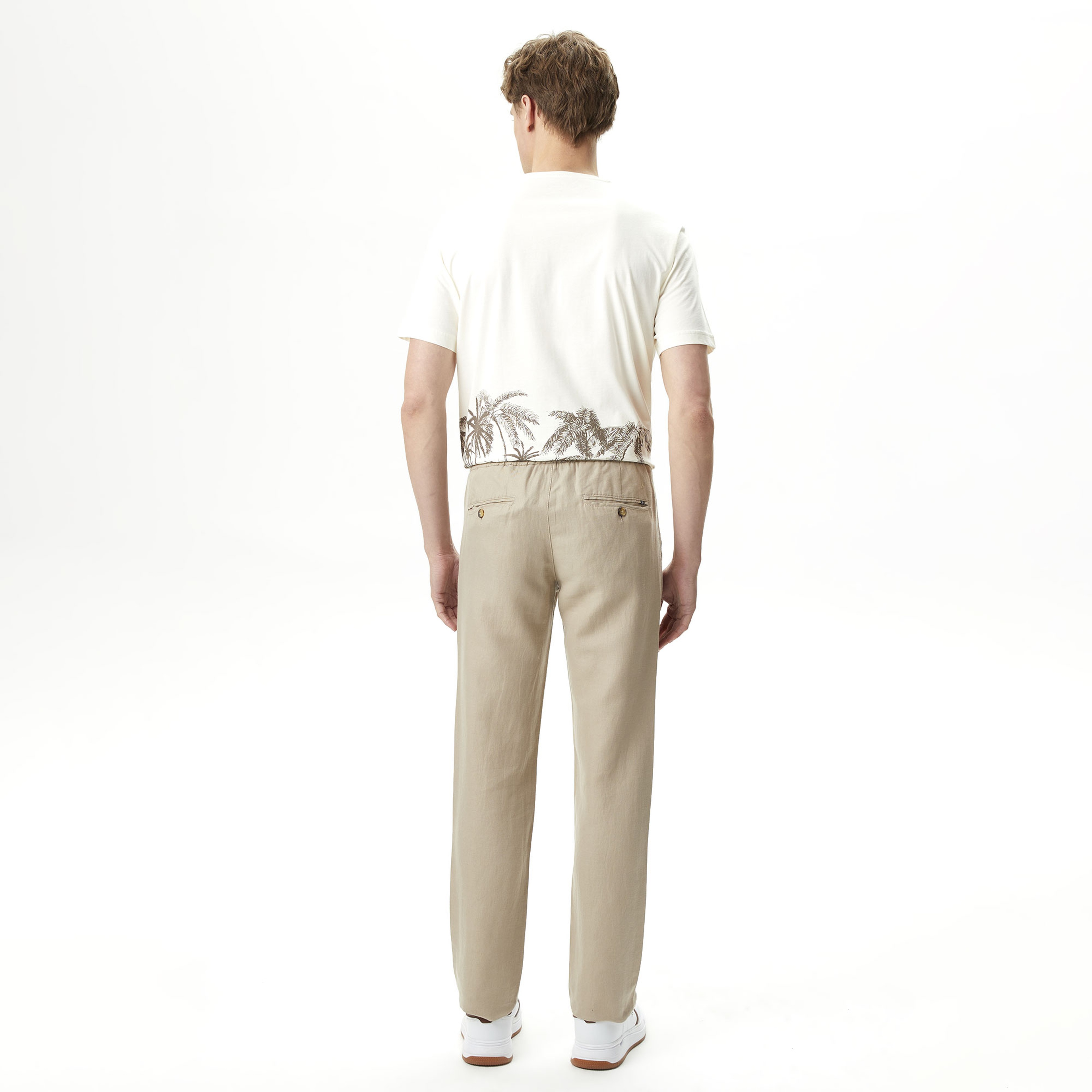 Nautica Erkek Bej Classic Fit Pantolon