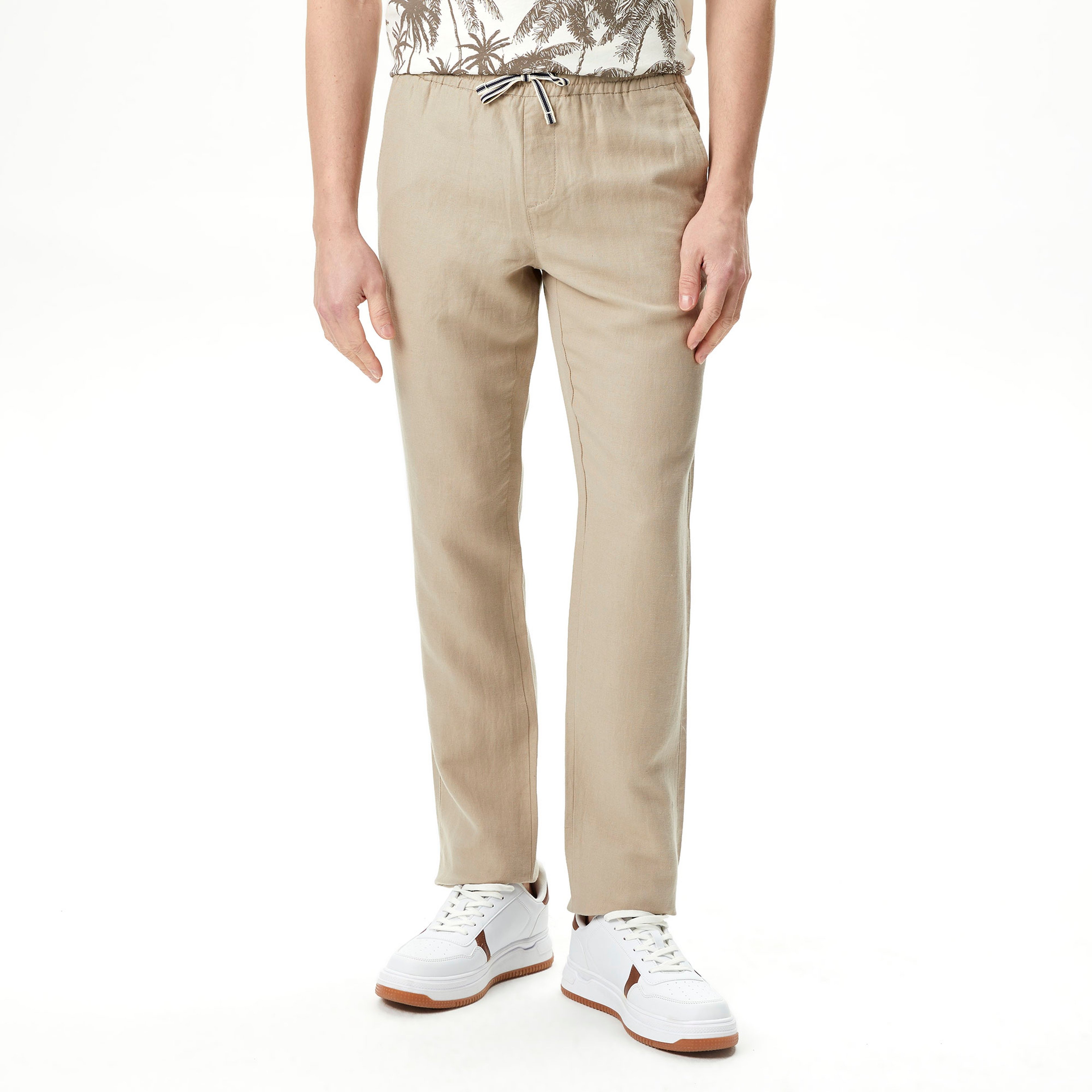 Nautica Erkek Bej Classic Fit Pantolon