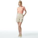 Nautica Kadın Turuncu Slim Fit Kısa Kollu Polo