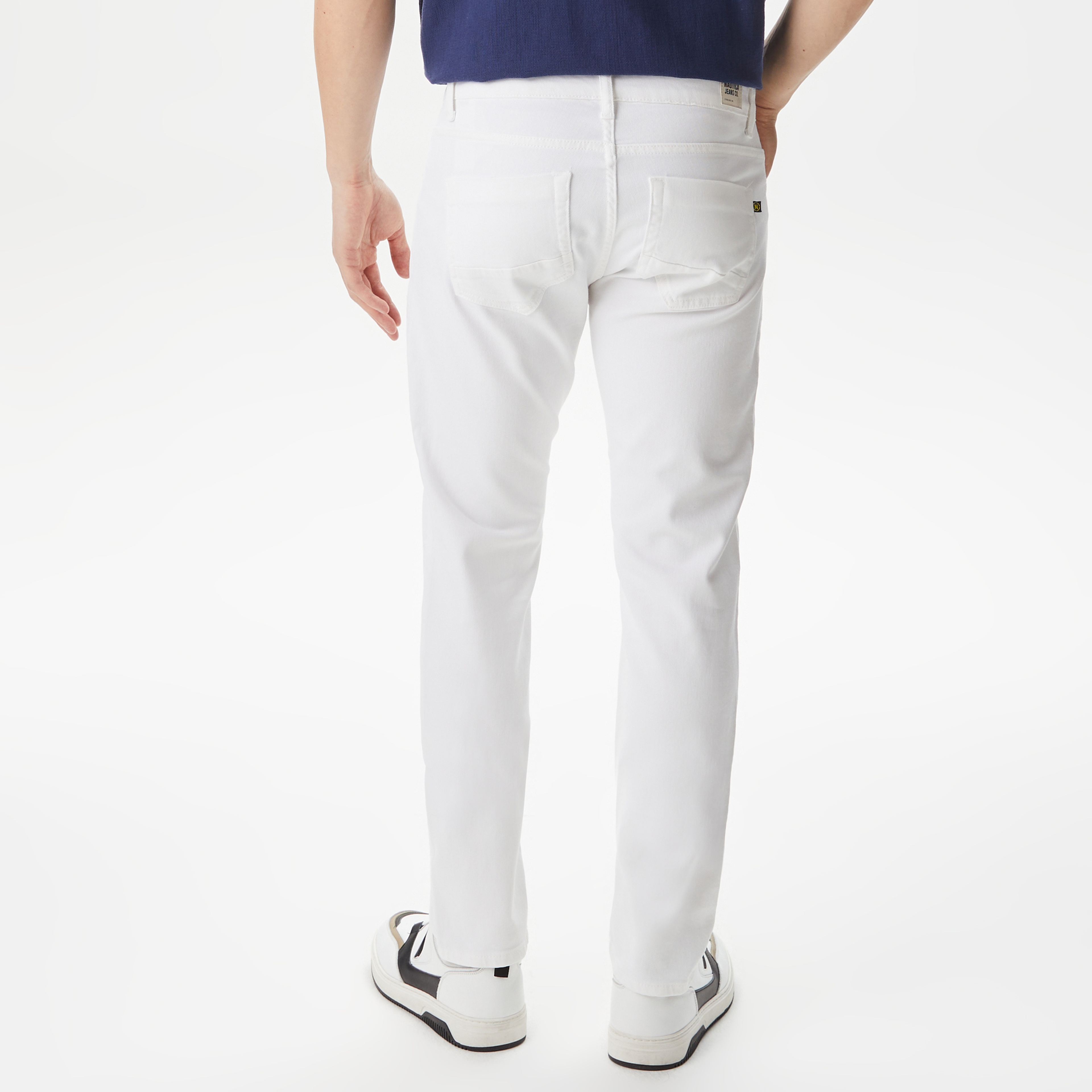 Nautica Erkek Beyaz Slim Fit Jean