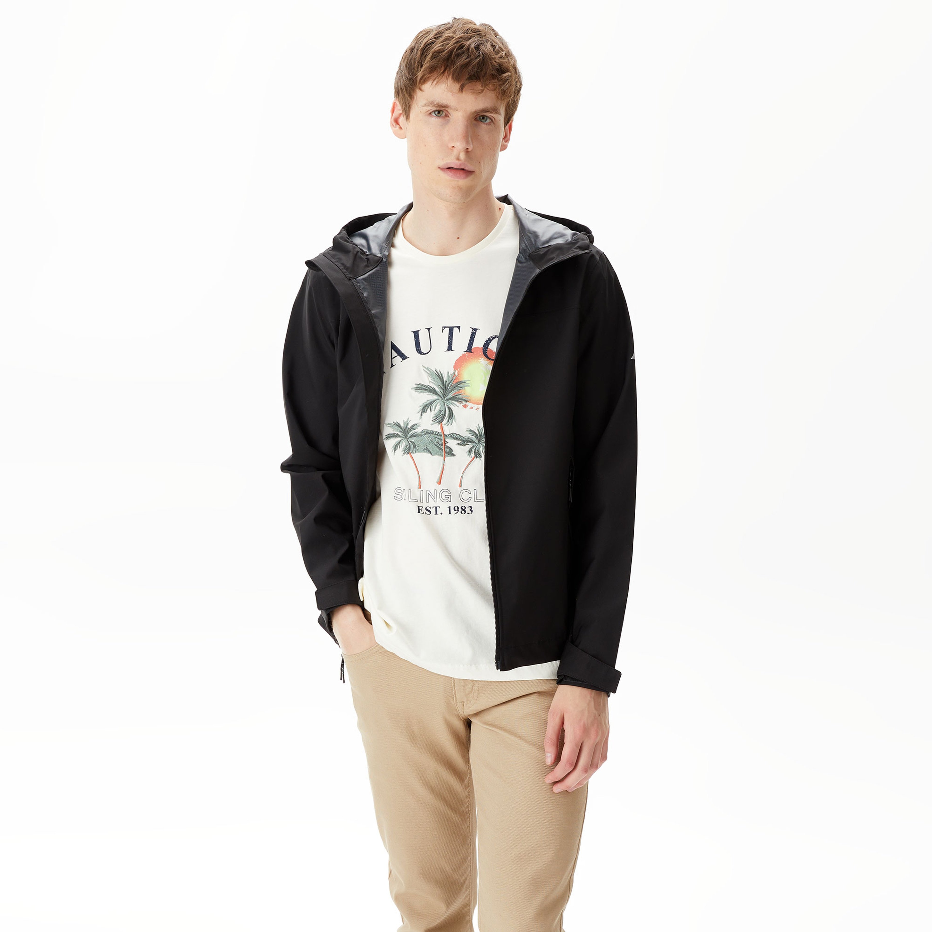 Nautica Erkek Siyah Mont