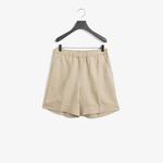 GANT Kadın Bej Relaxed Fit Keten Şort