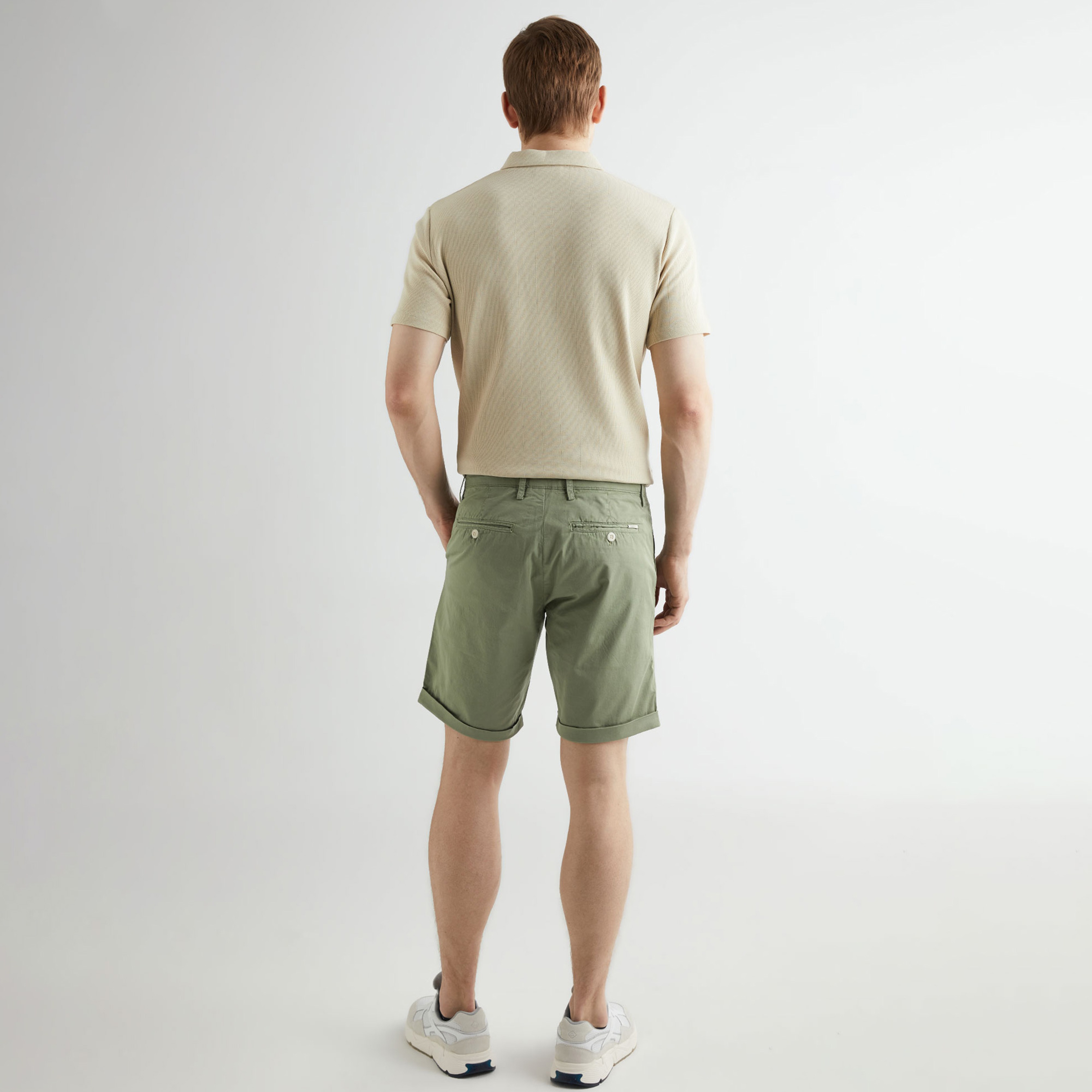 GANT Erkek Yeşil Regular Fit Şort