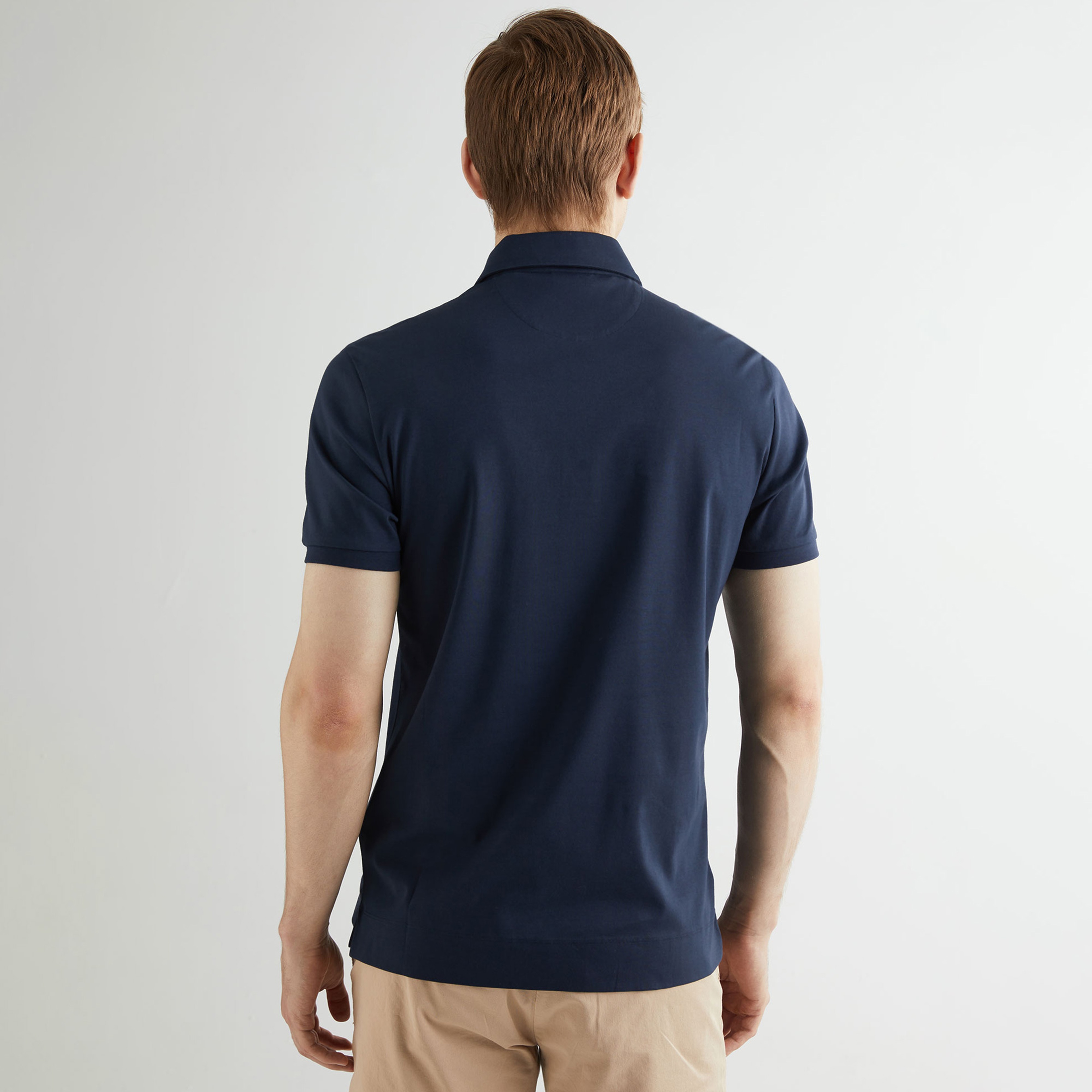 GANT Erkek Lacivert Slim Fit Polo