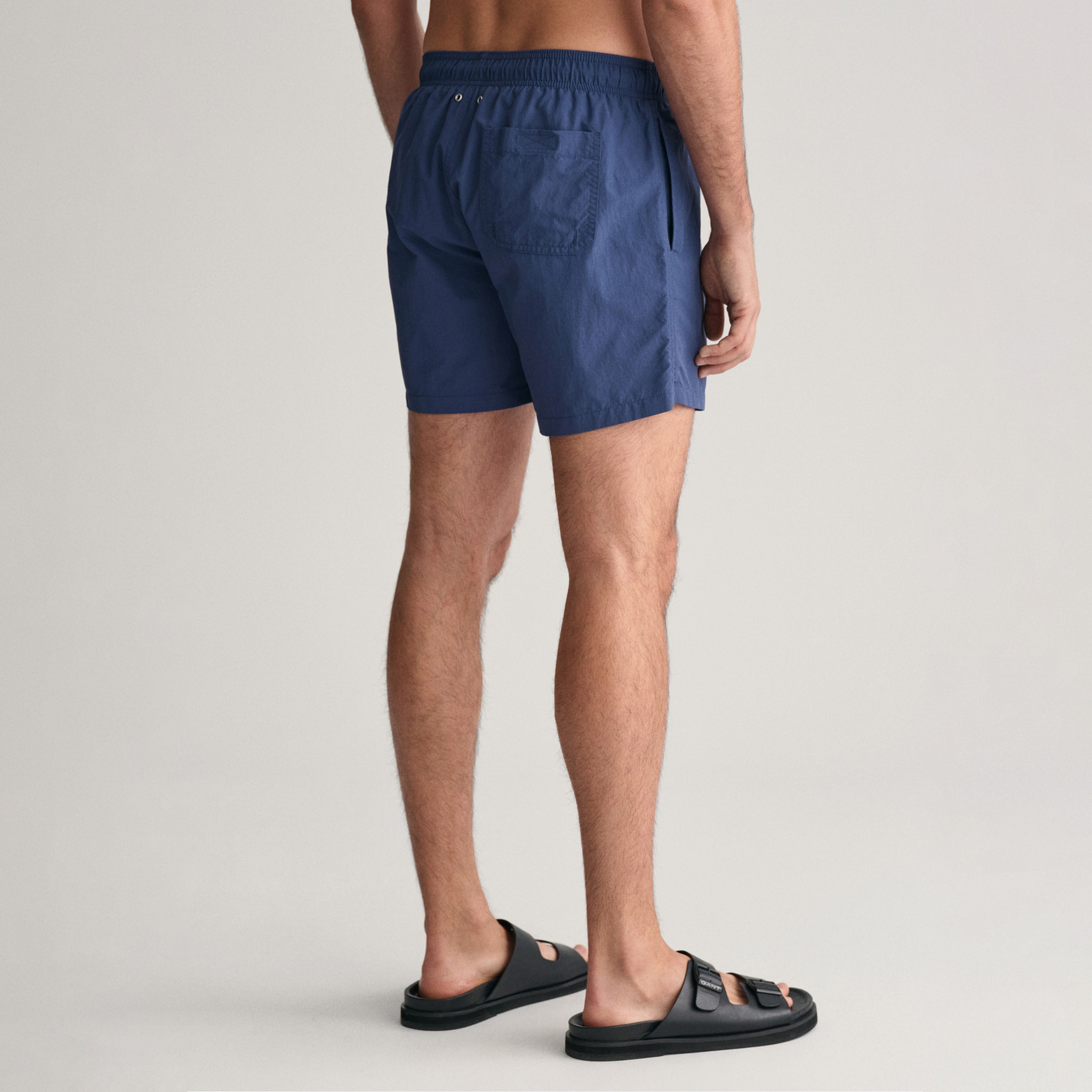 GANT Erkek Mavi Regular Fit Logolu Mayo Şort