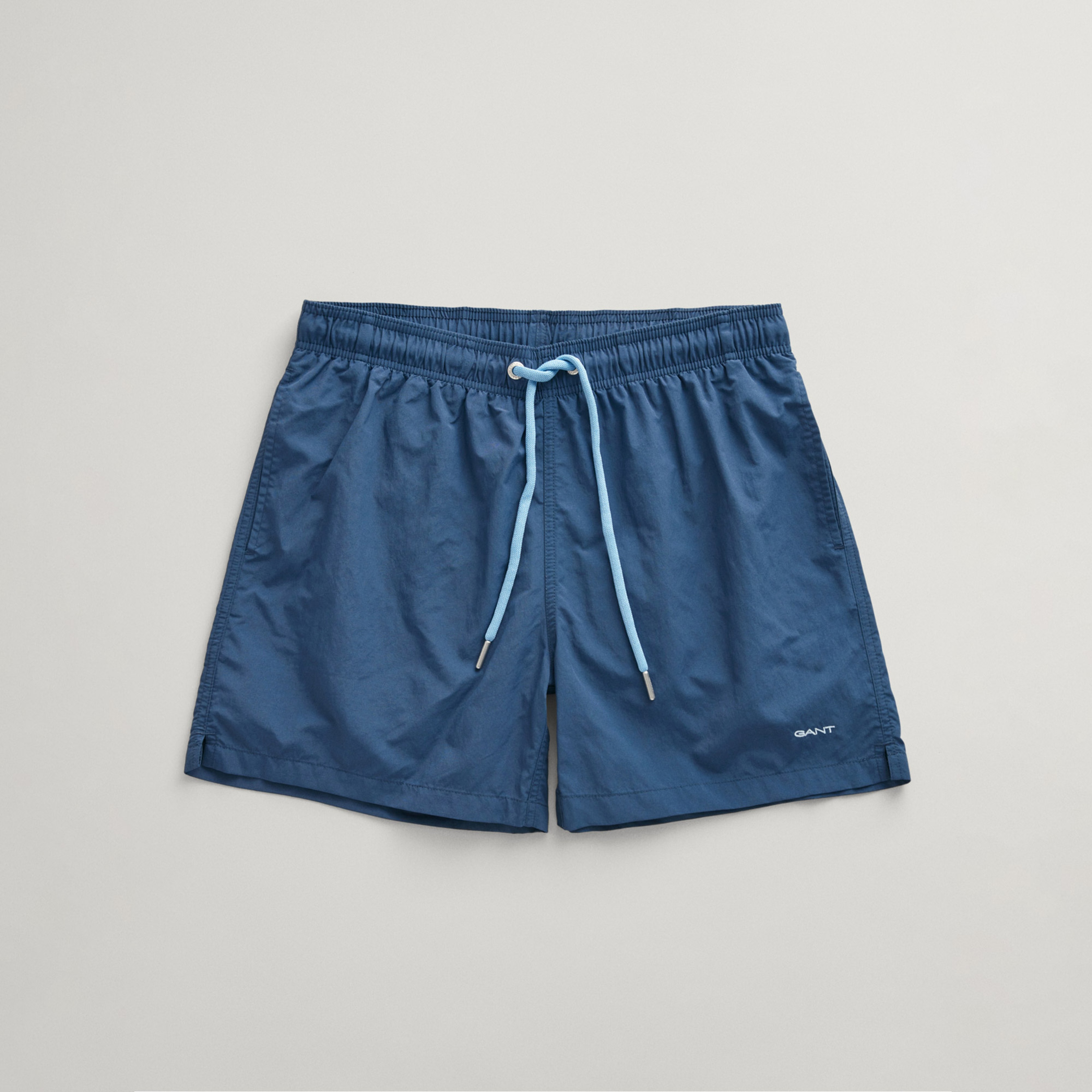 GANT Erkek Mavi Regular Fit Logolu Mayo Şort