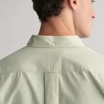 GANT Erkek Yeşil Regular Fit Düğmeli Yaka Poplin Gömlek