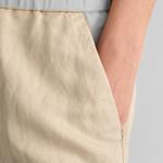 GANT Kadın Bej Relaxed Fit Keten Şort