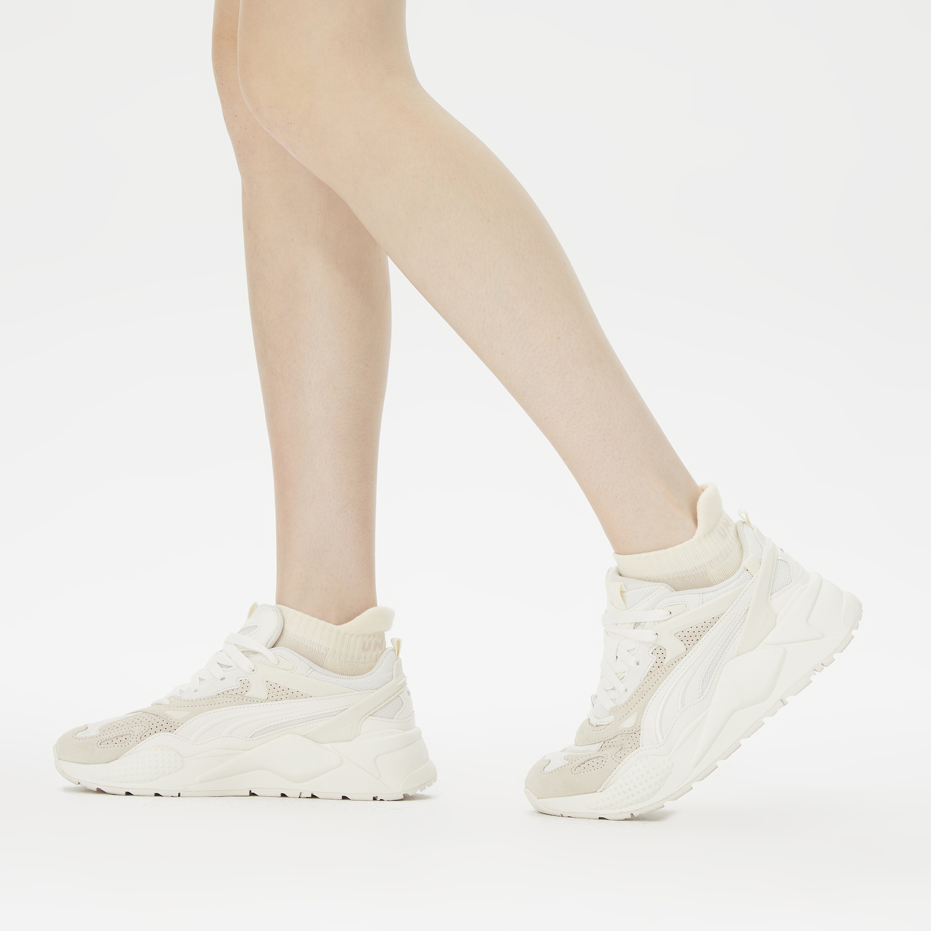 United4 Street Unisex Krem 2'li Çorap