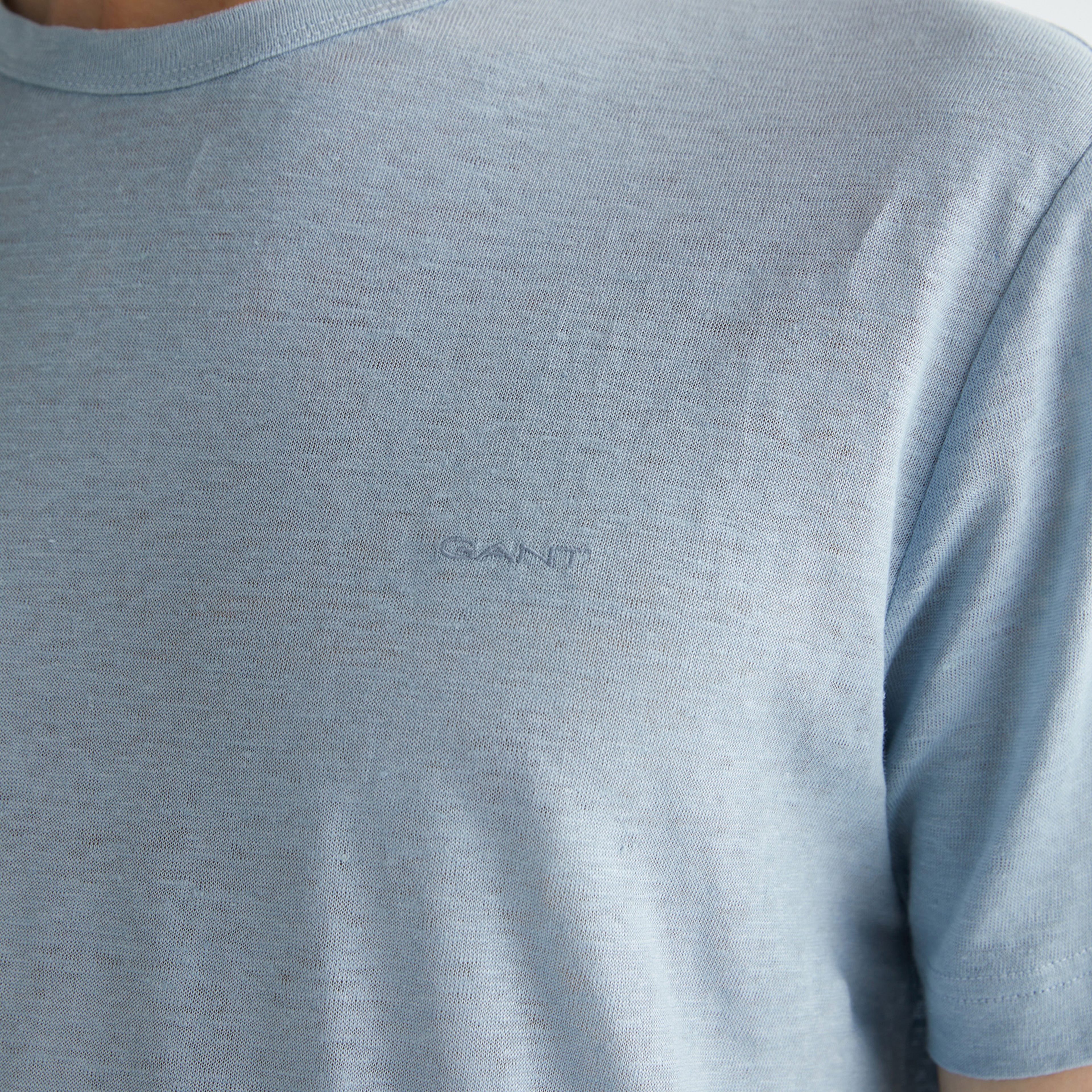 GANT Erkek Mavi Regular Fit T-Shirt
