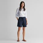 GANT Kadın Lacivert Relaxed Fit Şort