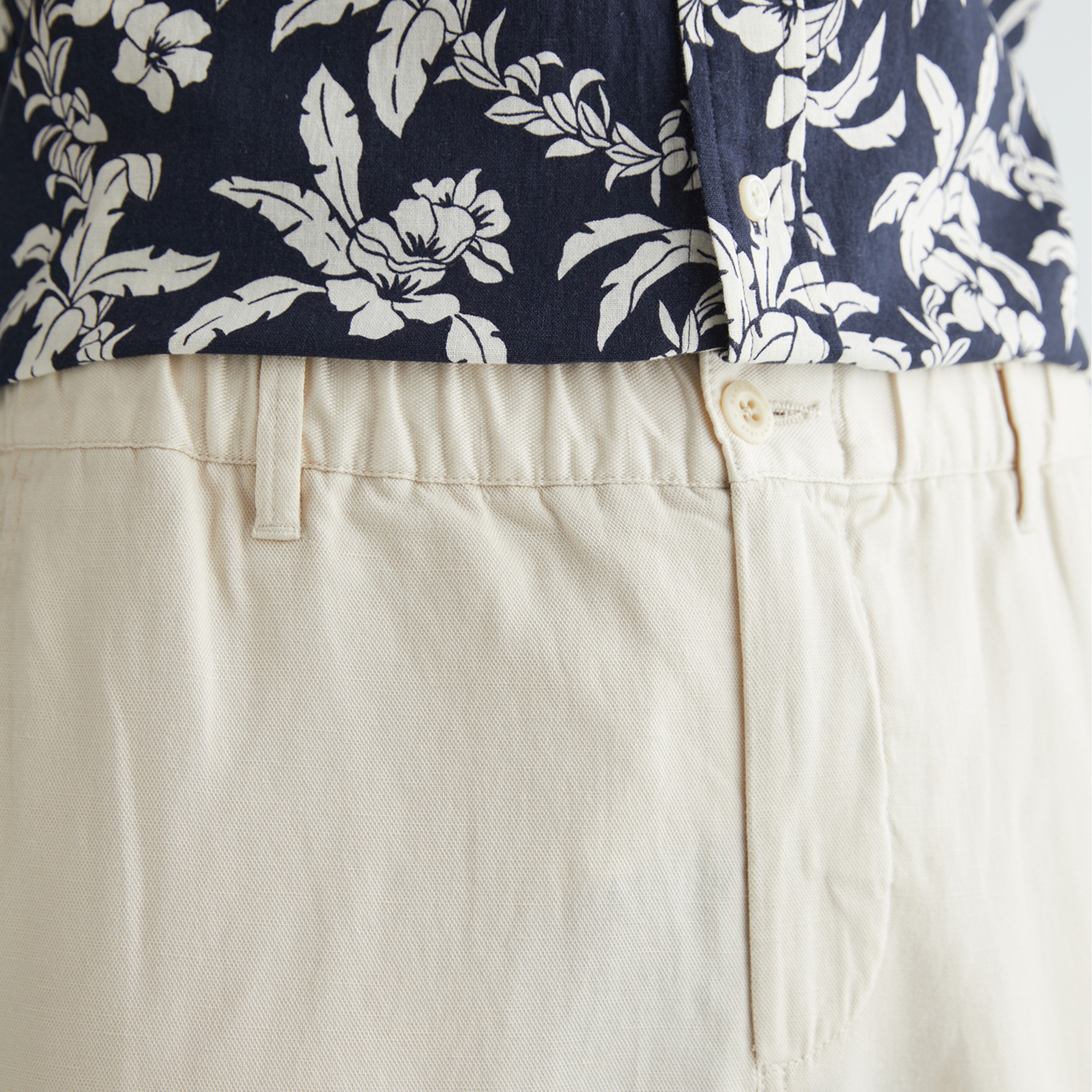 GANT Erkek Krem Regular Fit Pantolon