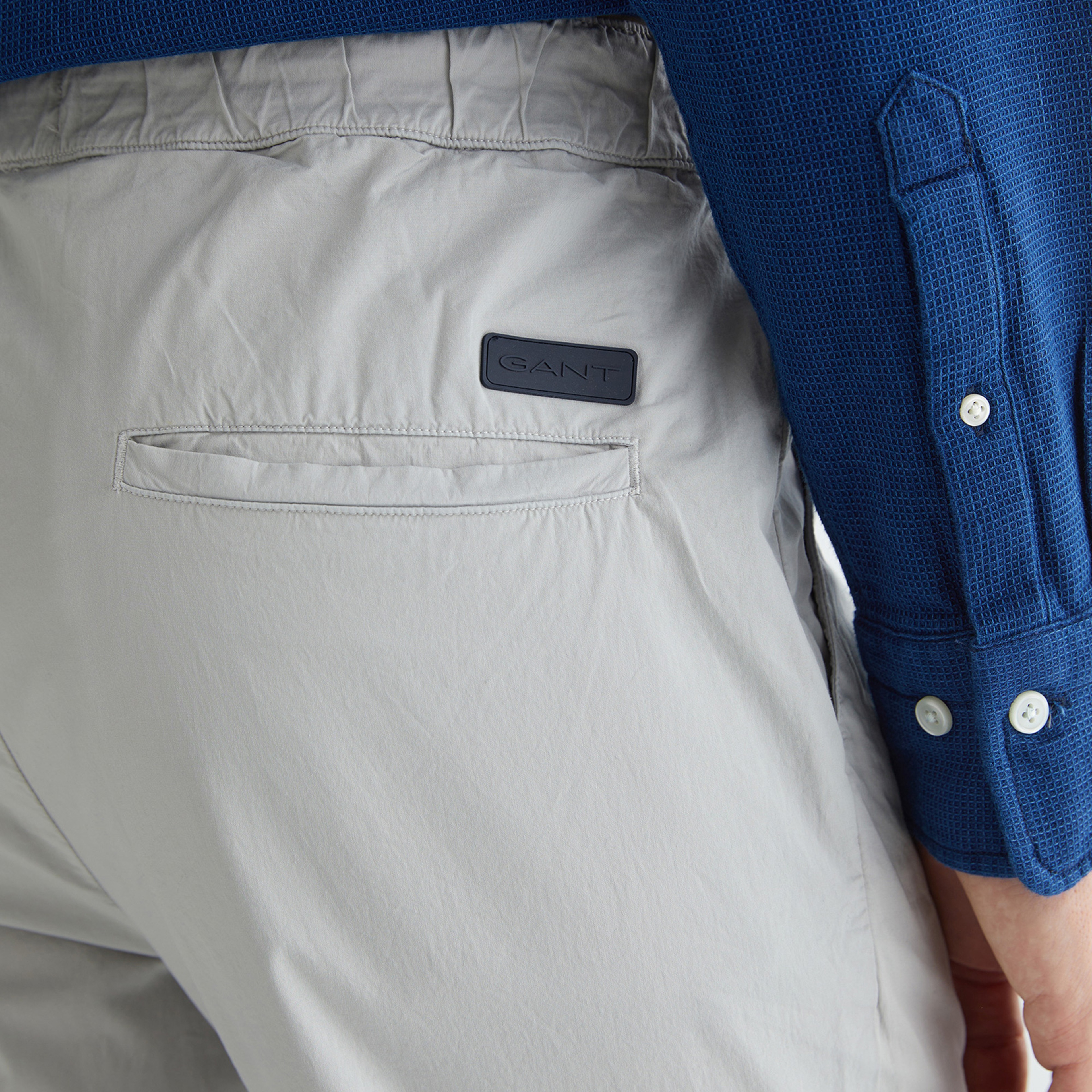 GANT Erkek Gri Regular Fit Pantolon