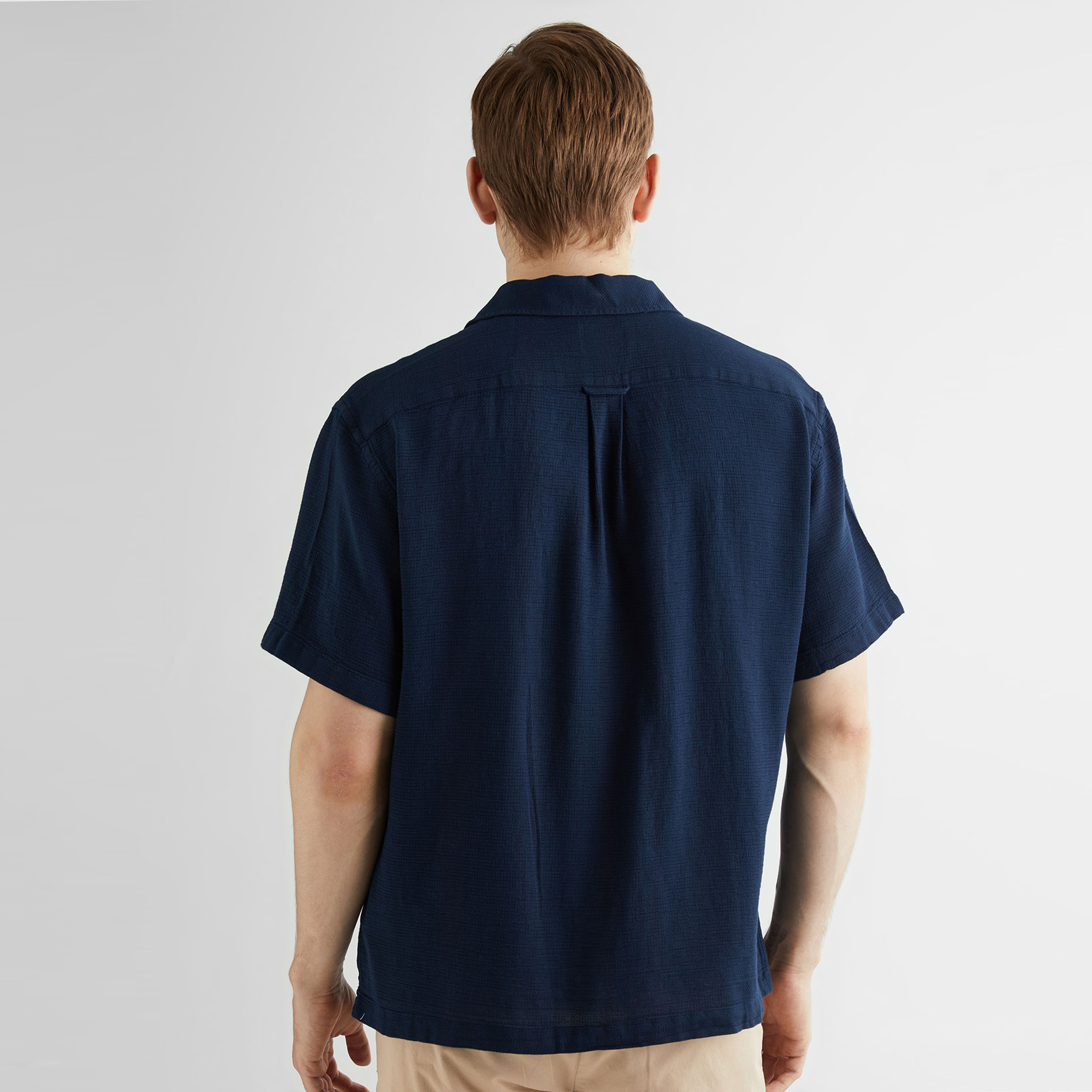 GANT Erkek Lacivert Regular Fit Klasik Yaka Gömlek