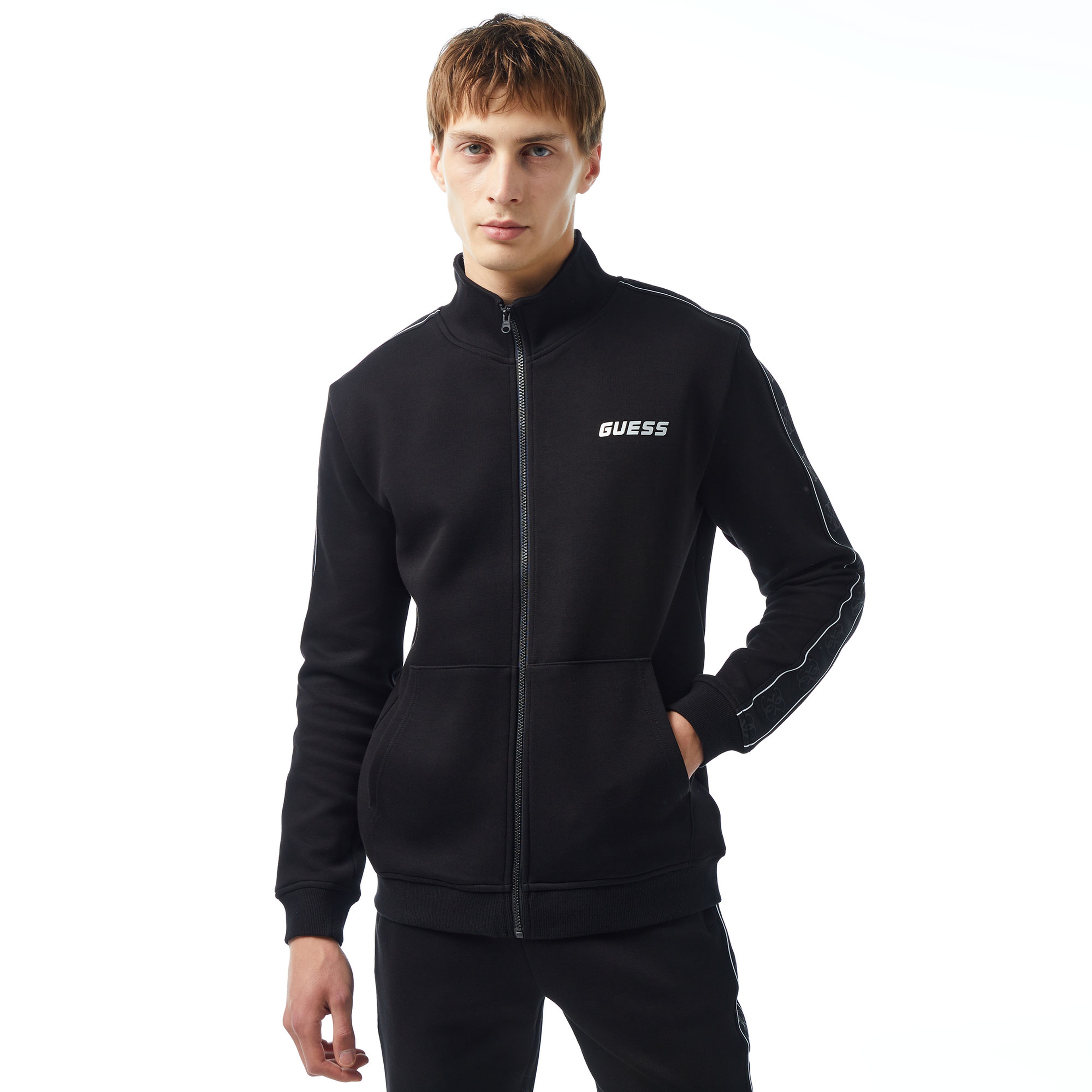 Guess Erkek Siyah Sweatshirt