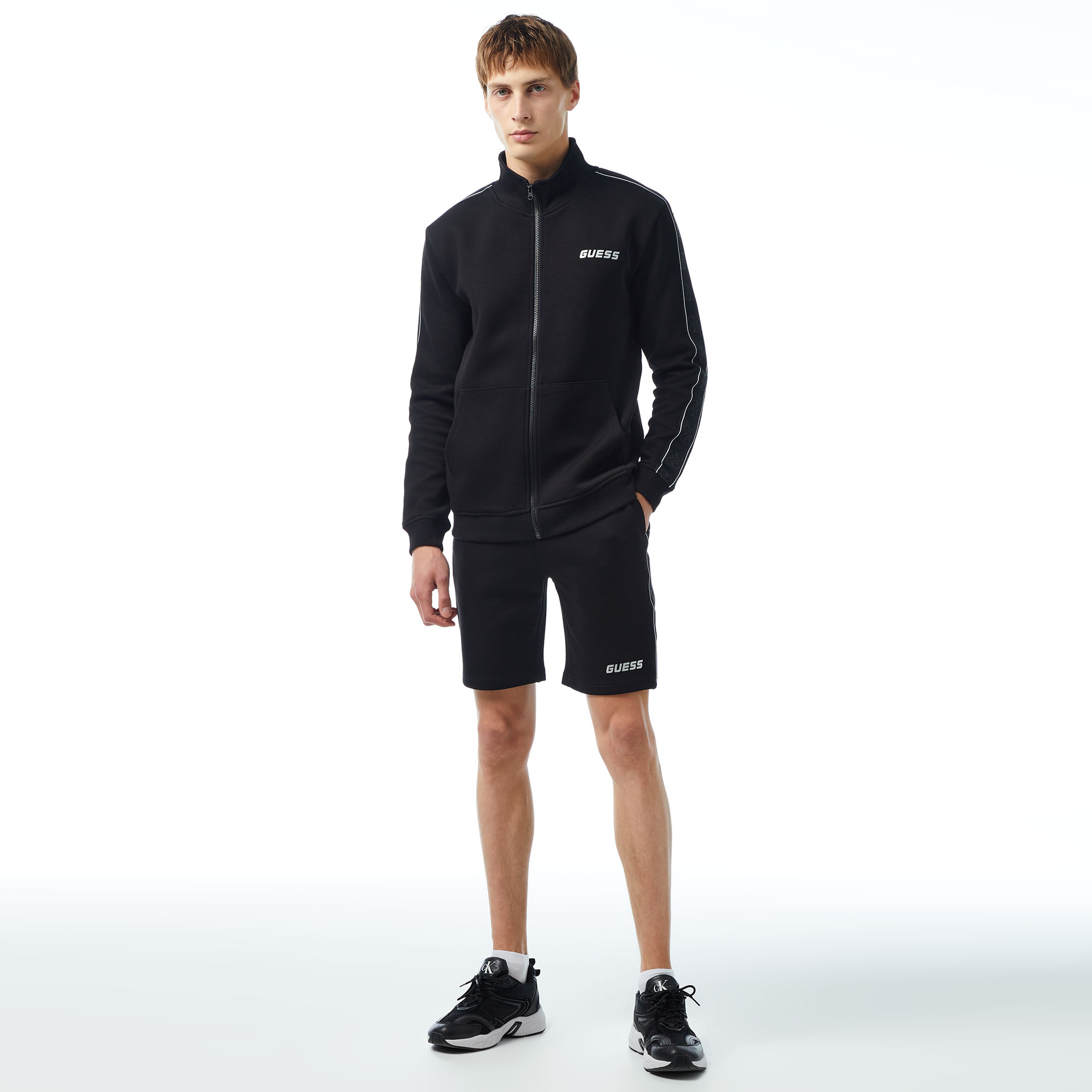 Guess Erkek Siyah Sweatshirt