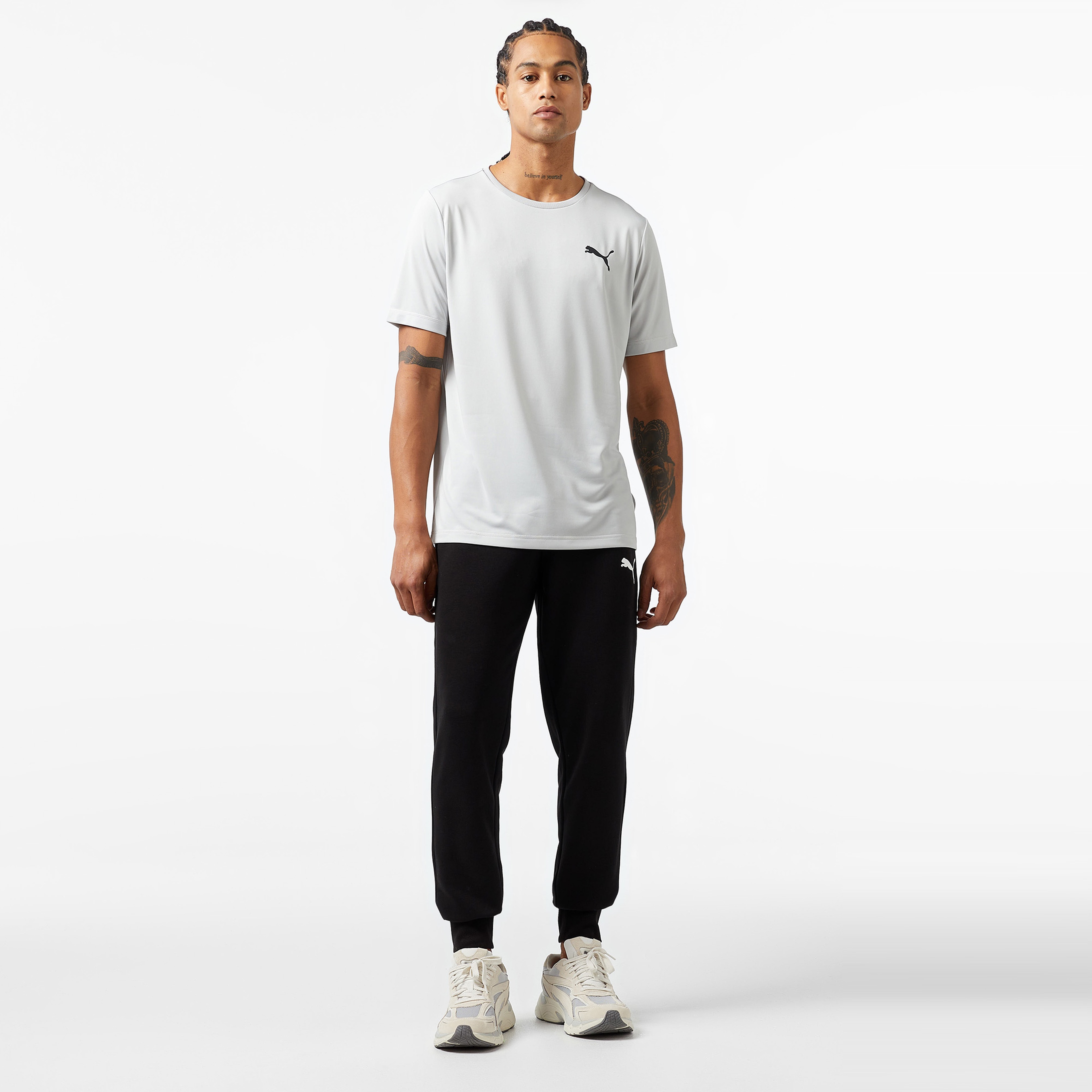 Puma Erkek Gri T-Shirt