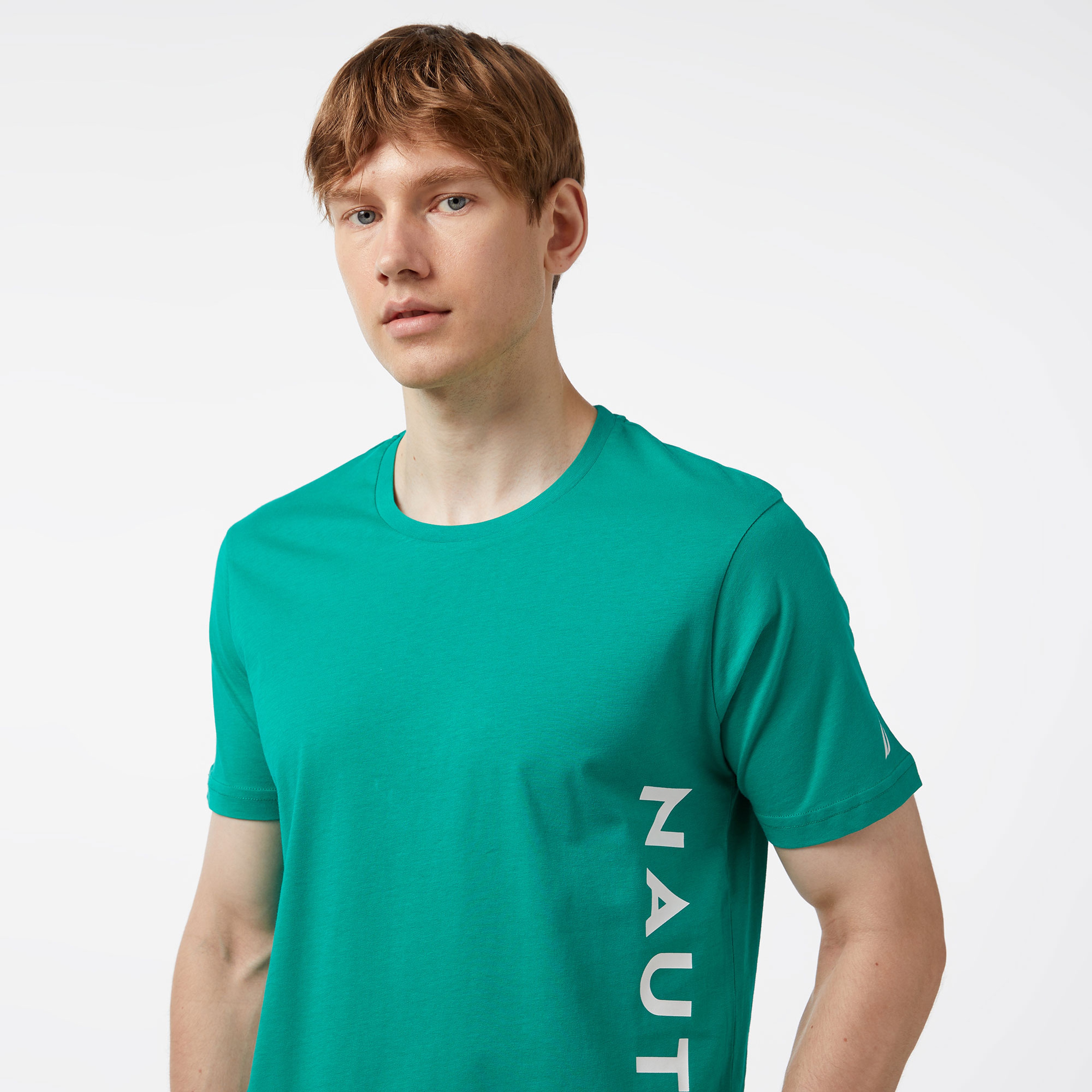 Nautica Erkek Yeşil Standart Fit T-Shirt