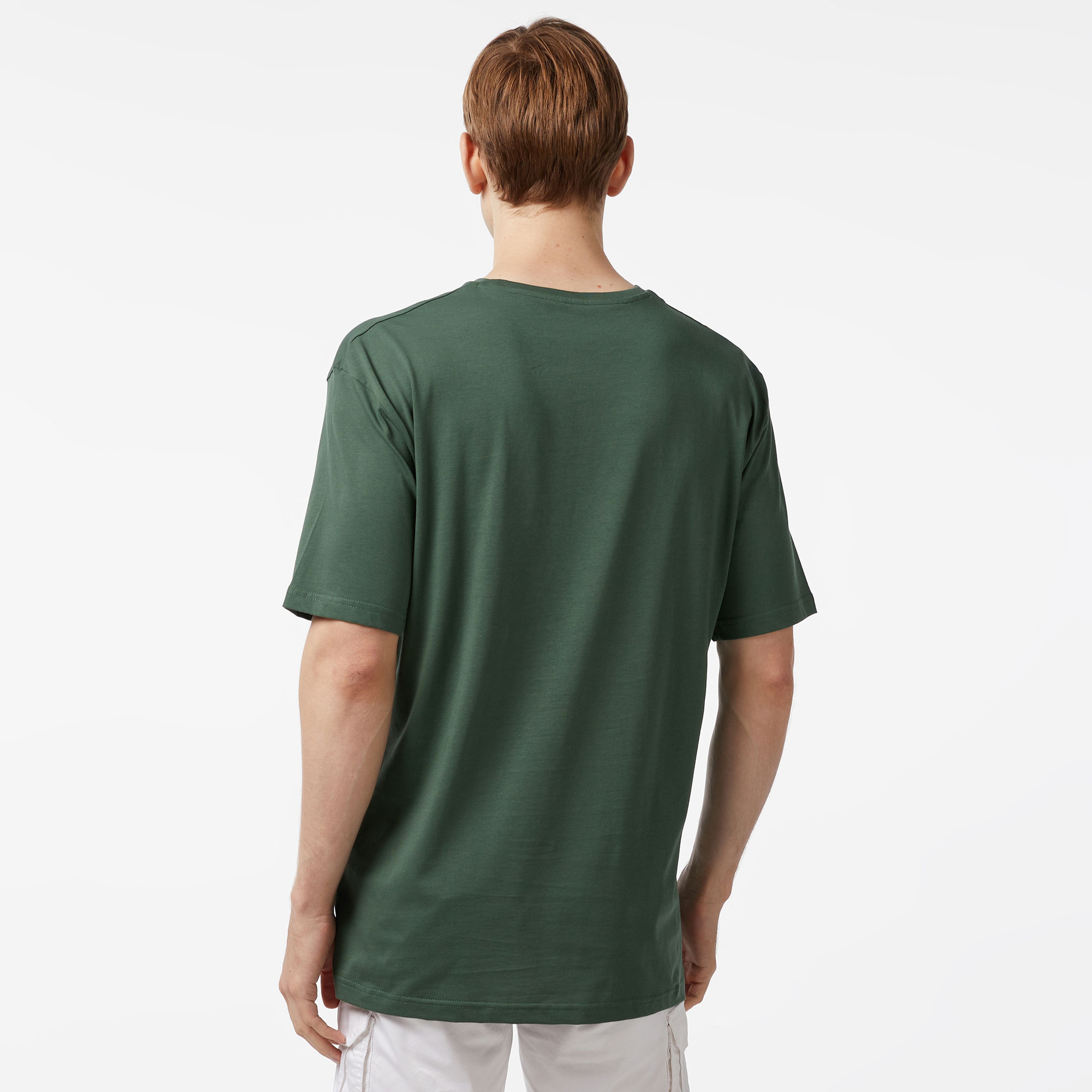 Nautica Erkek Yeşil Oversize T-Shirt