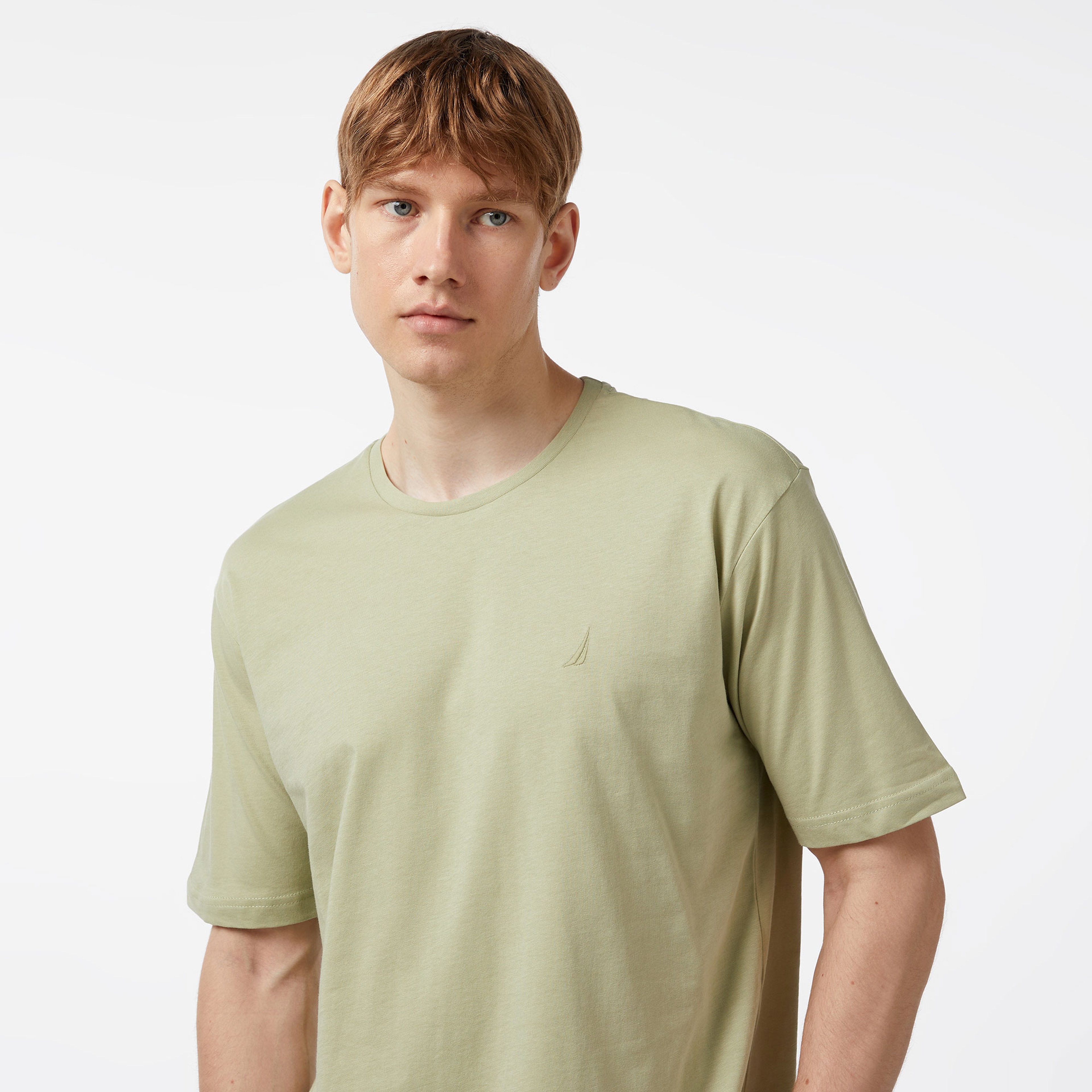 Nautica Erkek Yeşil Oversize T-Shirt