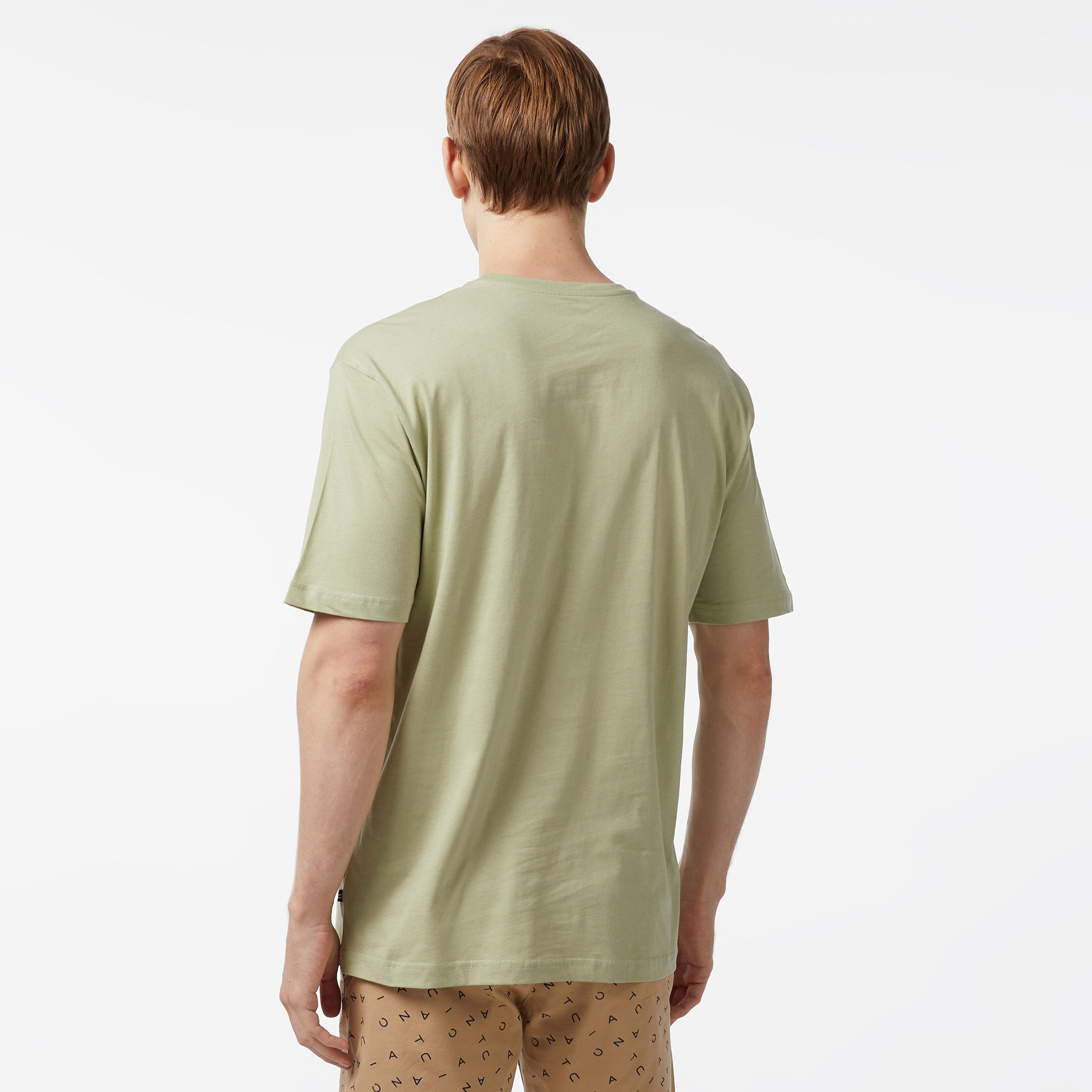 Nautica Erkek Yeşil Oversize T-Shirt