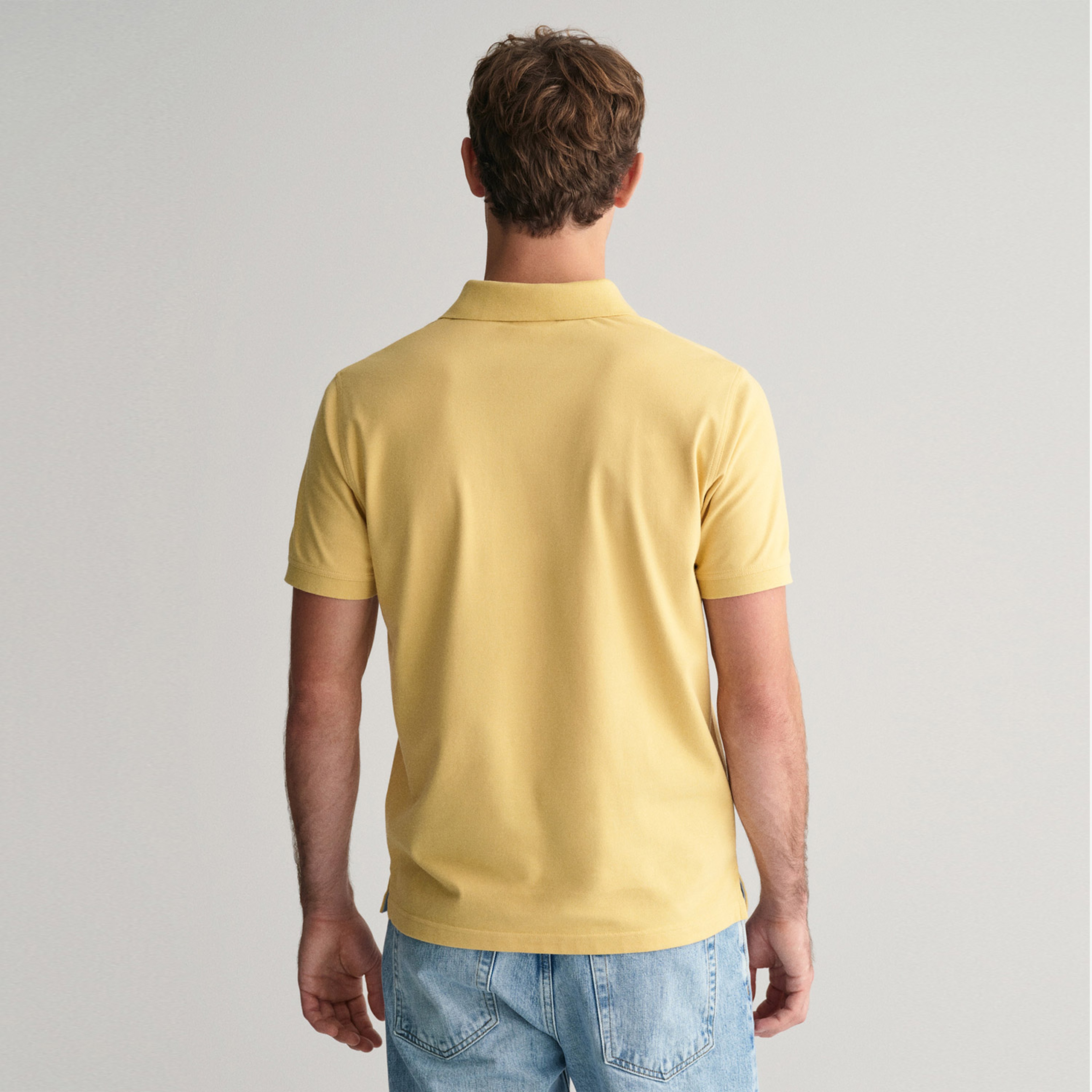 GANT Erkek Sarı Regular Fit Polo