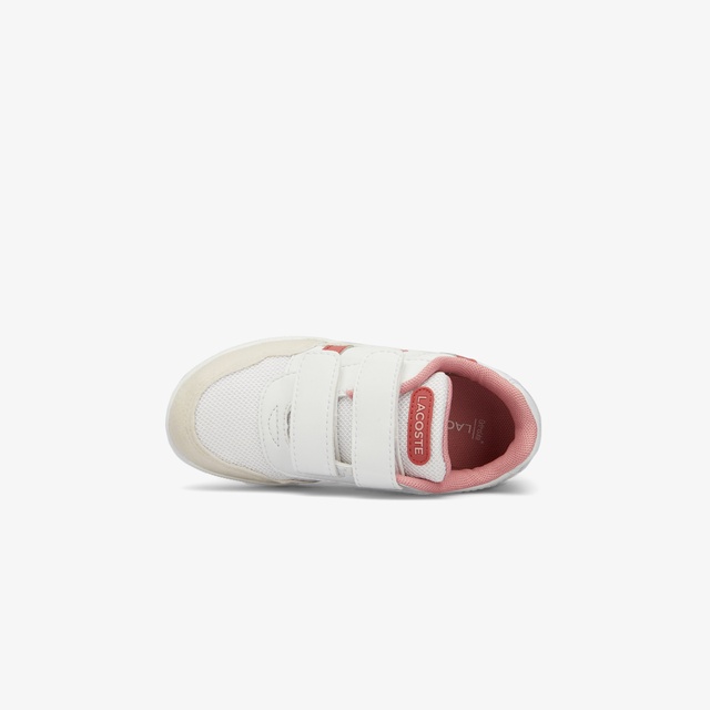 Lacoste Lacoste T/CLIP Bebek Beyaz/Pembe Sneaker Occasion'da! Beyaz - 5. görsel