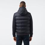 Erkek Kapüşonlu Lacivert Mont