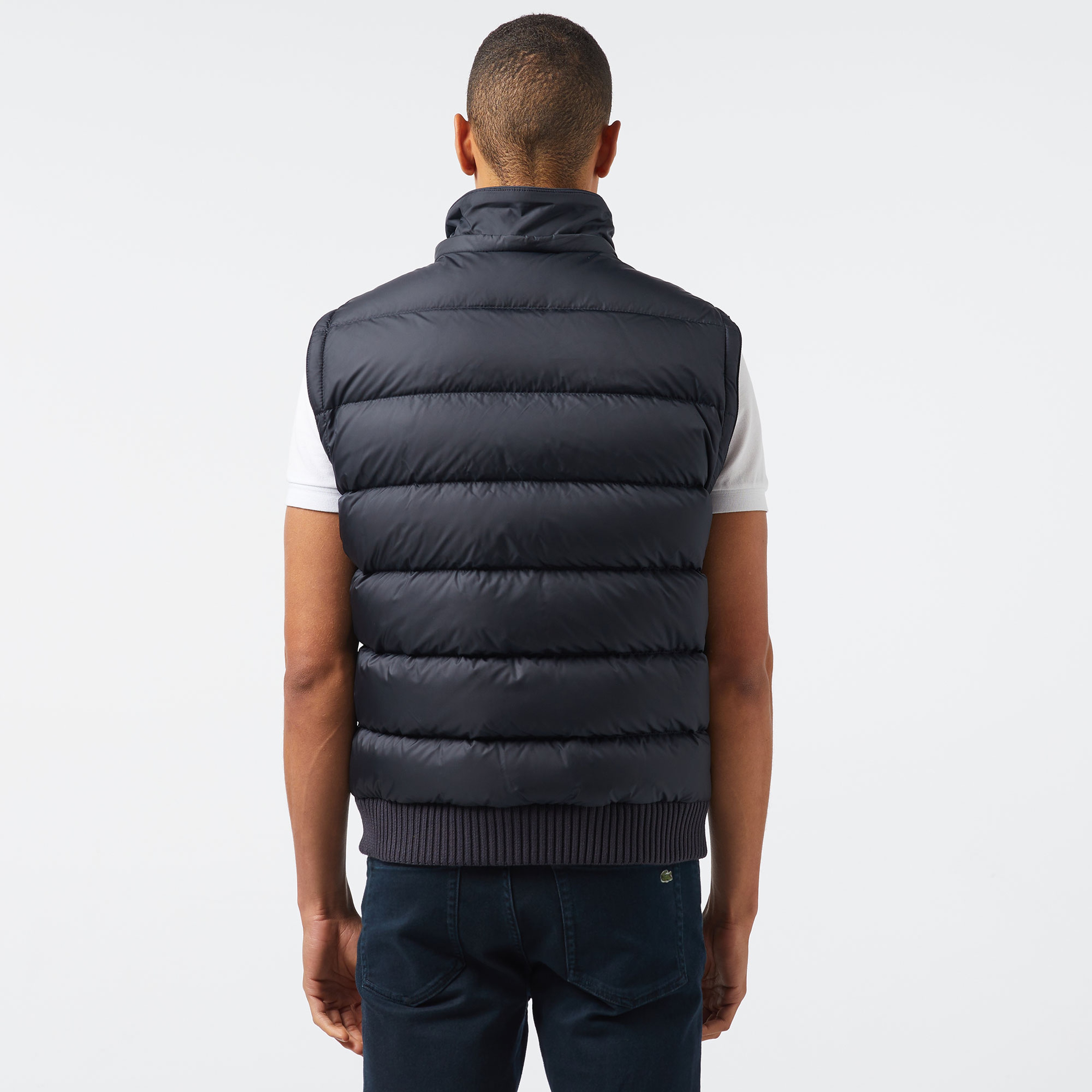 Erkek Kapüşonlu Lacivert Mont