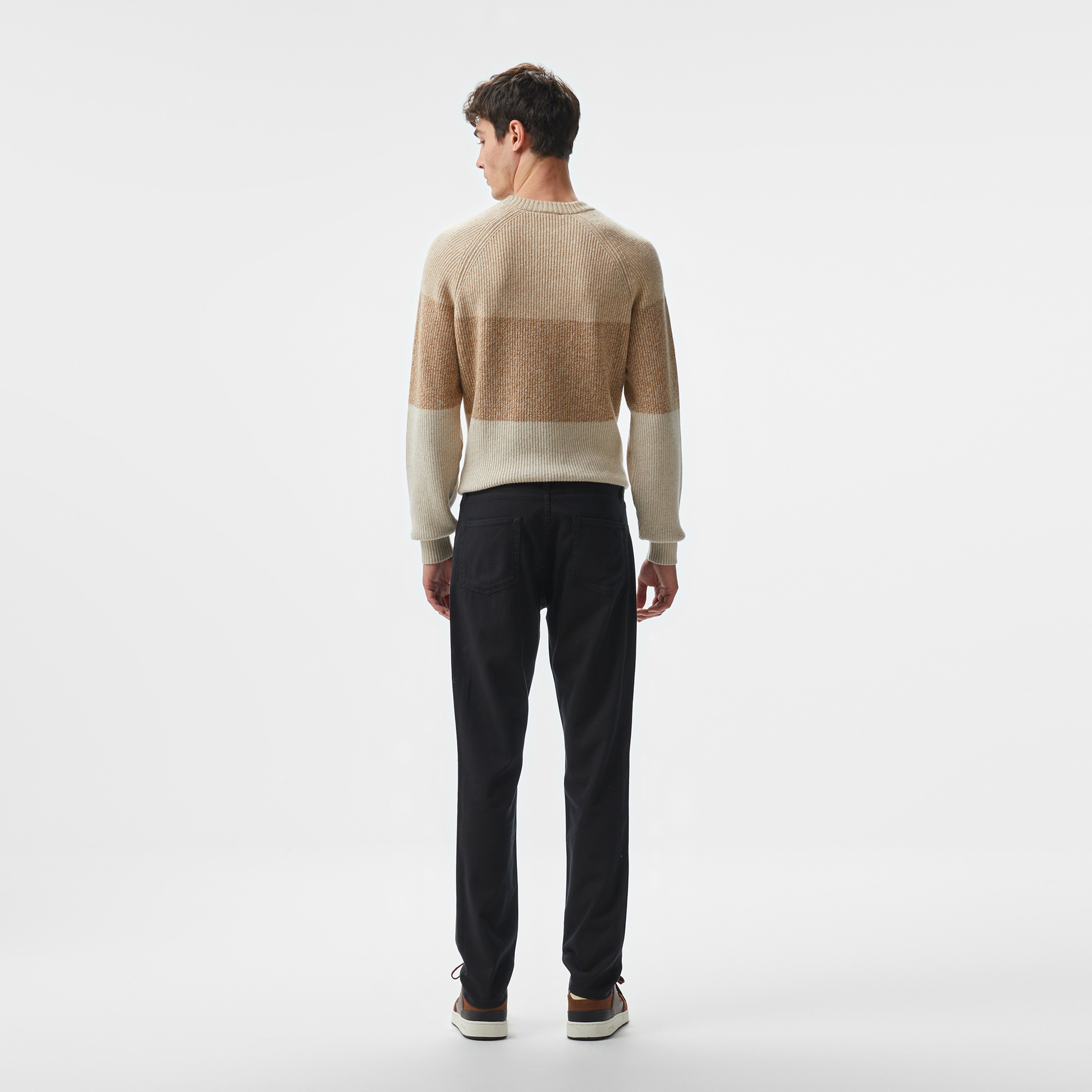 Erkek Regular Fit Casual Siyah Jean Pantolon