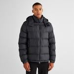 GANT Erkek Siyah Kapüşonlu Mont