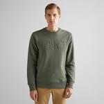 GANT Erkek Yeşil Regular Fit Bisiklet Yaka Logolu Sweatshirt