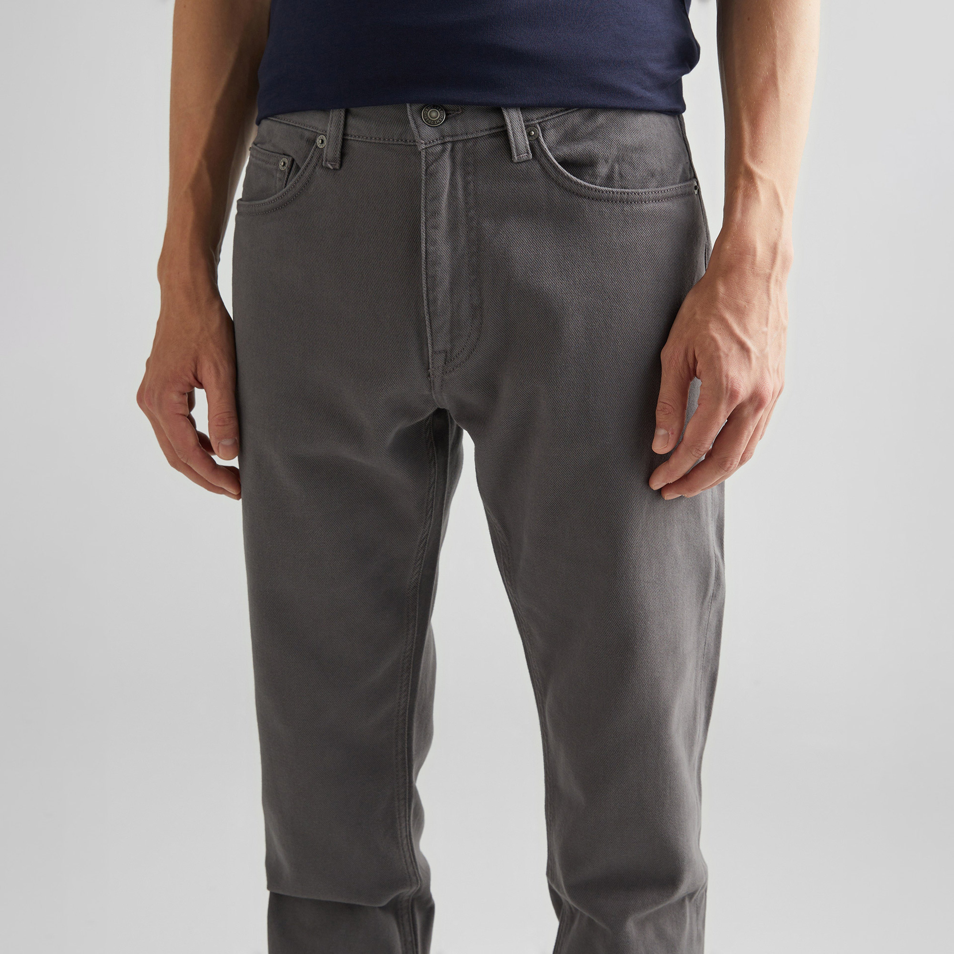 GANT Erkek Gri Regular Fit Pantolon