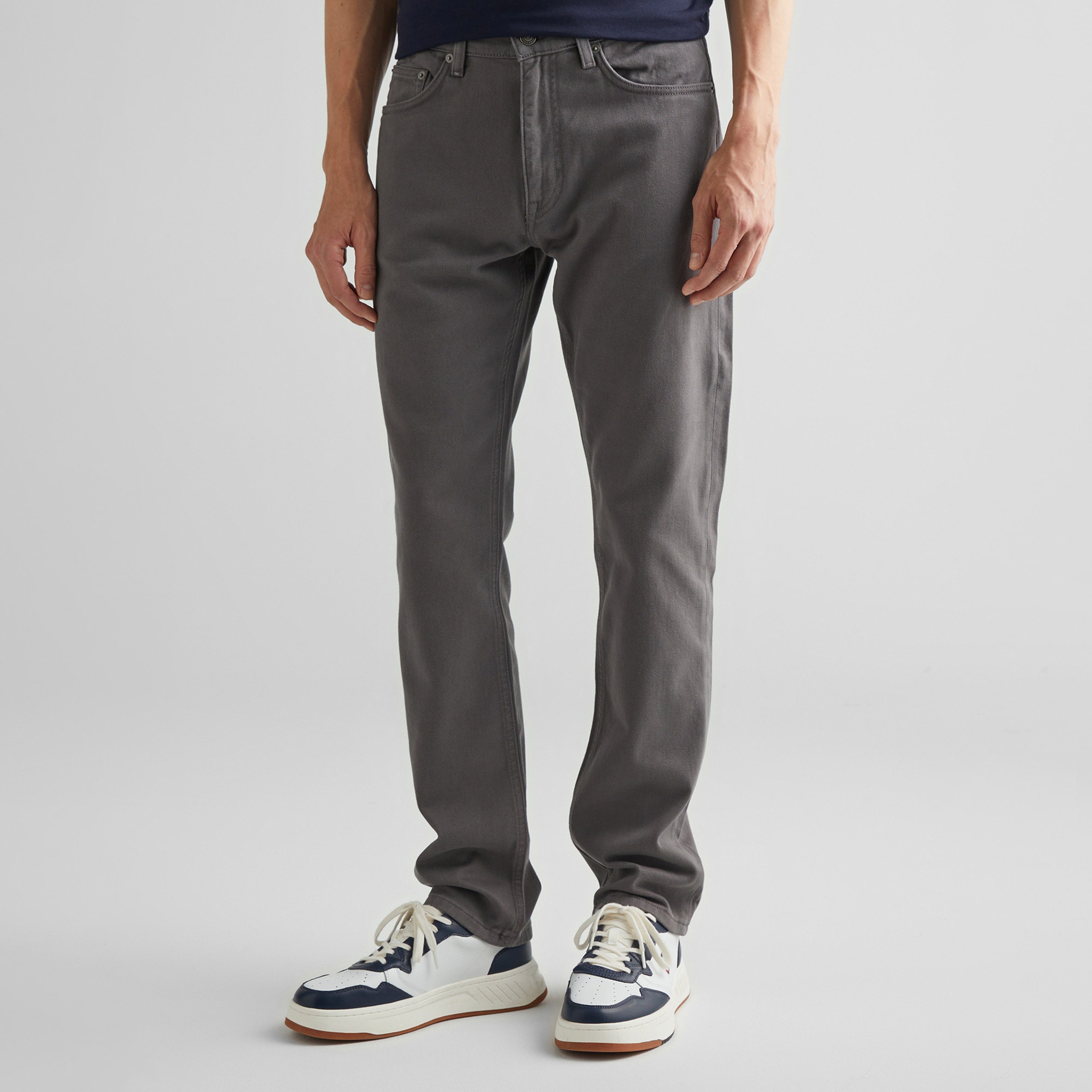 GANT Erkek Gri Regular Fit Pantolon