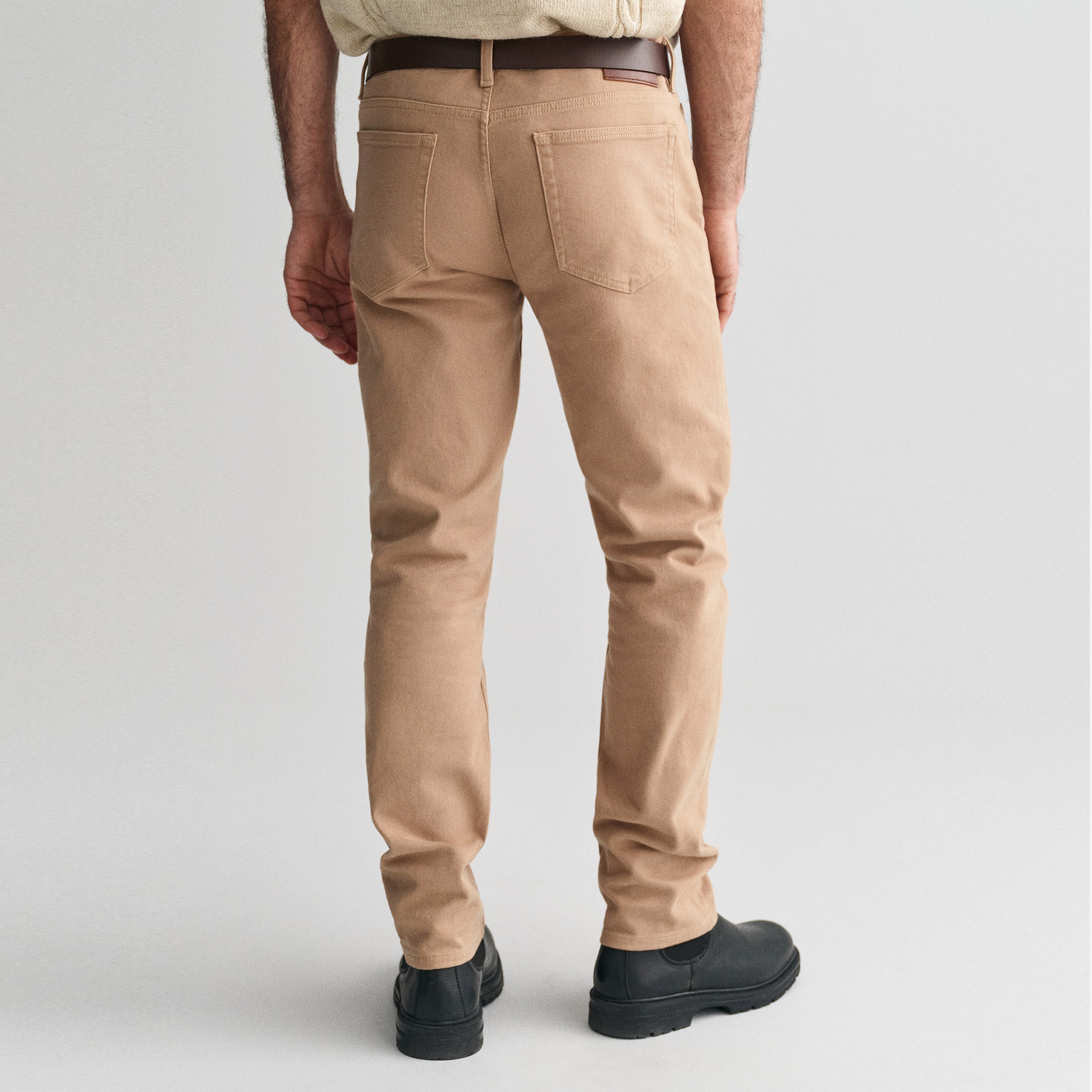 GANT Erkek Kahverengi Regular Fit Pantolon