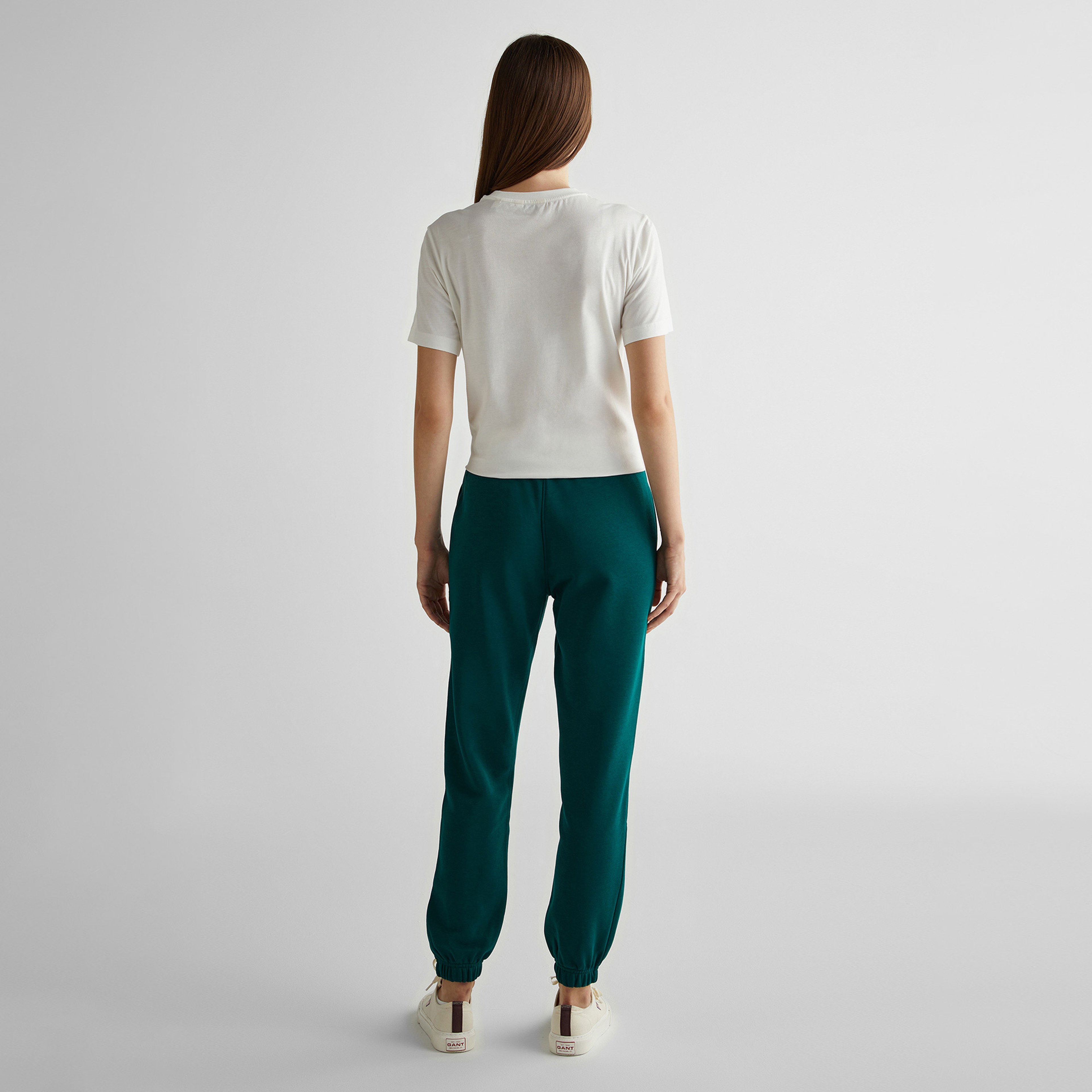 GANT Kadın Yeşil Regular Fit Eşofman Altı