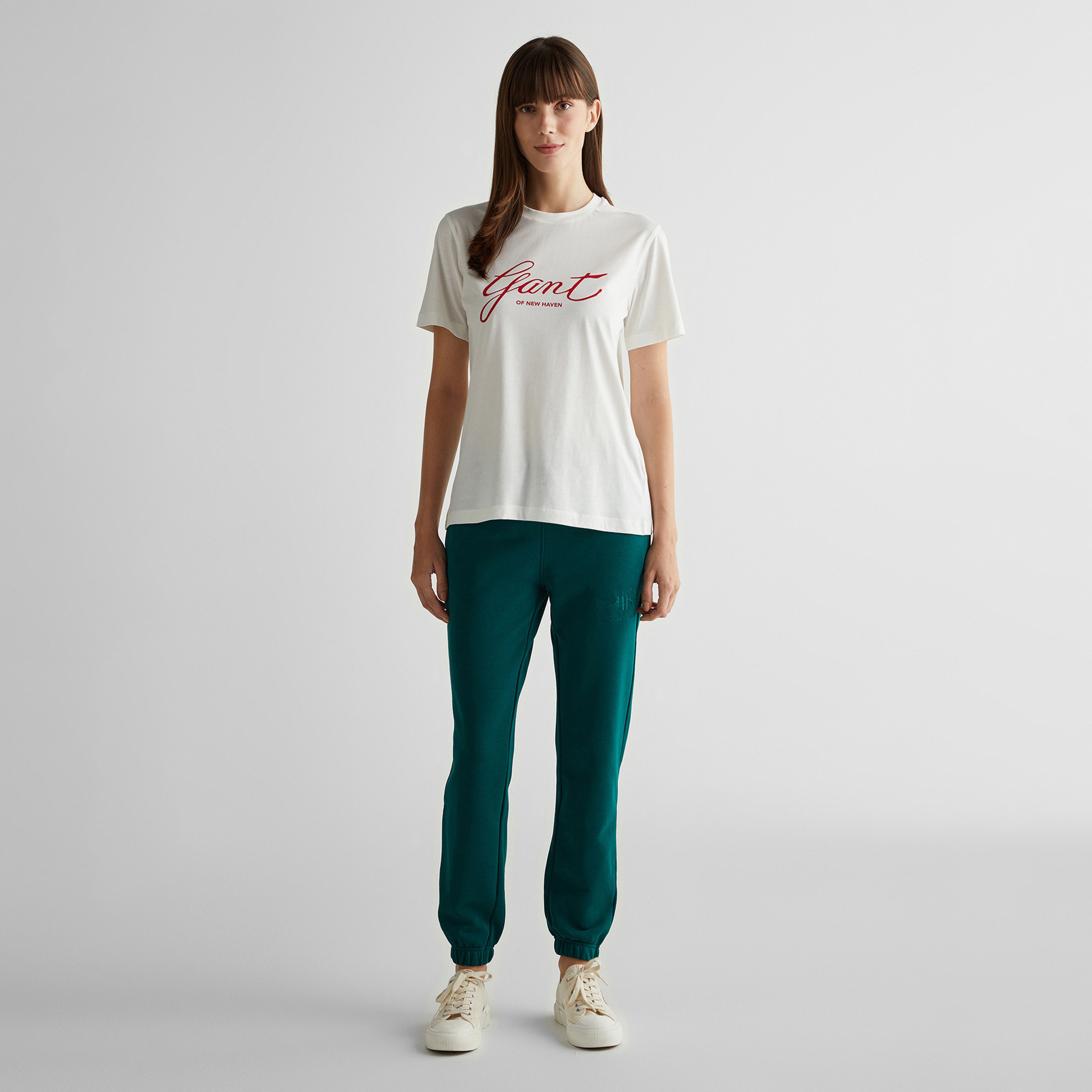 GANT Kadın Yeşil Regular Fit Eşofman Altı