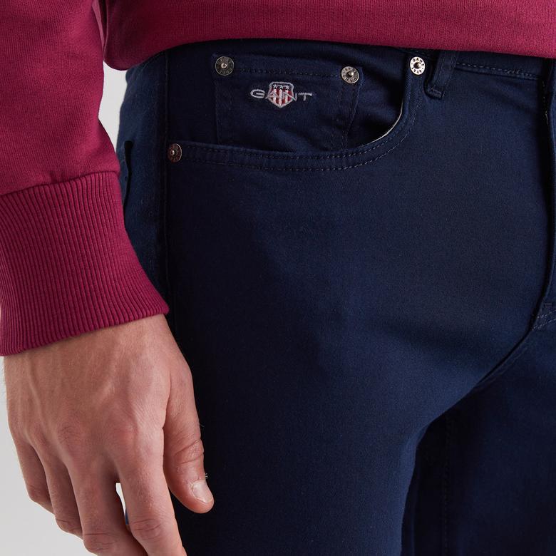 GANT Erkek Lacivert Slim Fit Pantolon