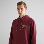 GANT Erkek Bordo Regular Fit Kapüşonlu Logolu Sweatshirt