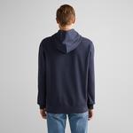 GANT Erkek Lacivert Regular Fit Kapüşonlu Logolu Sweatshirt