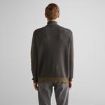 GANT Erkek Yeşil Relaxed Fit Yarım Fermuarlı Kazak