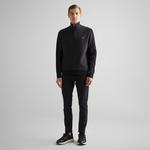 GANT Erkek Siyah Relaxed Fit Yarım Fermuarlı Kazak