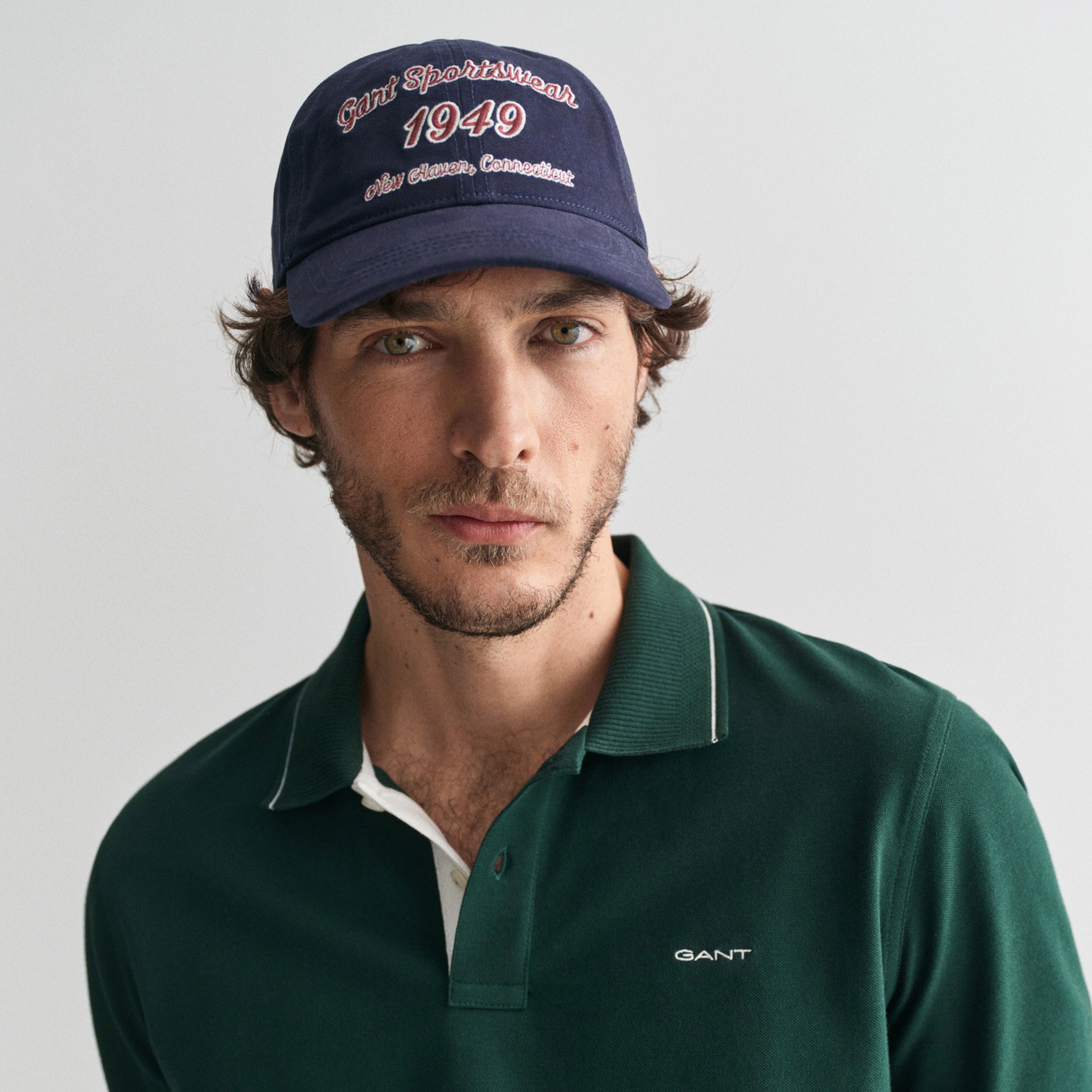 GANT Erkek Yeşil Regular Fit Logolu Polo